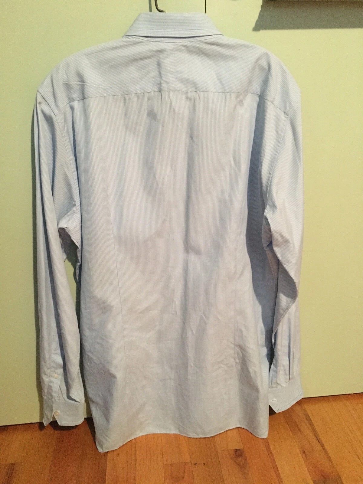 Lanvin Light Blue Formal Button Up Shirt Size US L / EU 52-54 / 3 - 2 Thumbnail