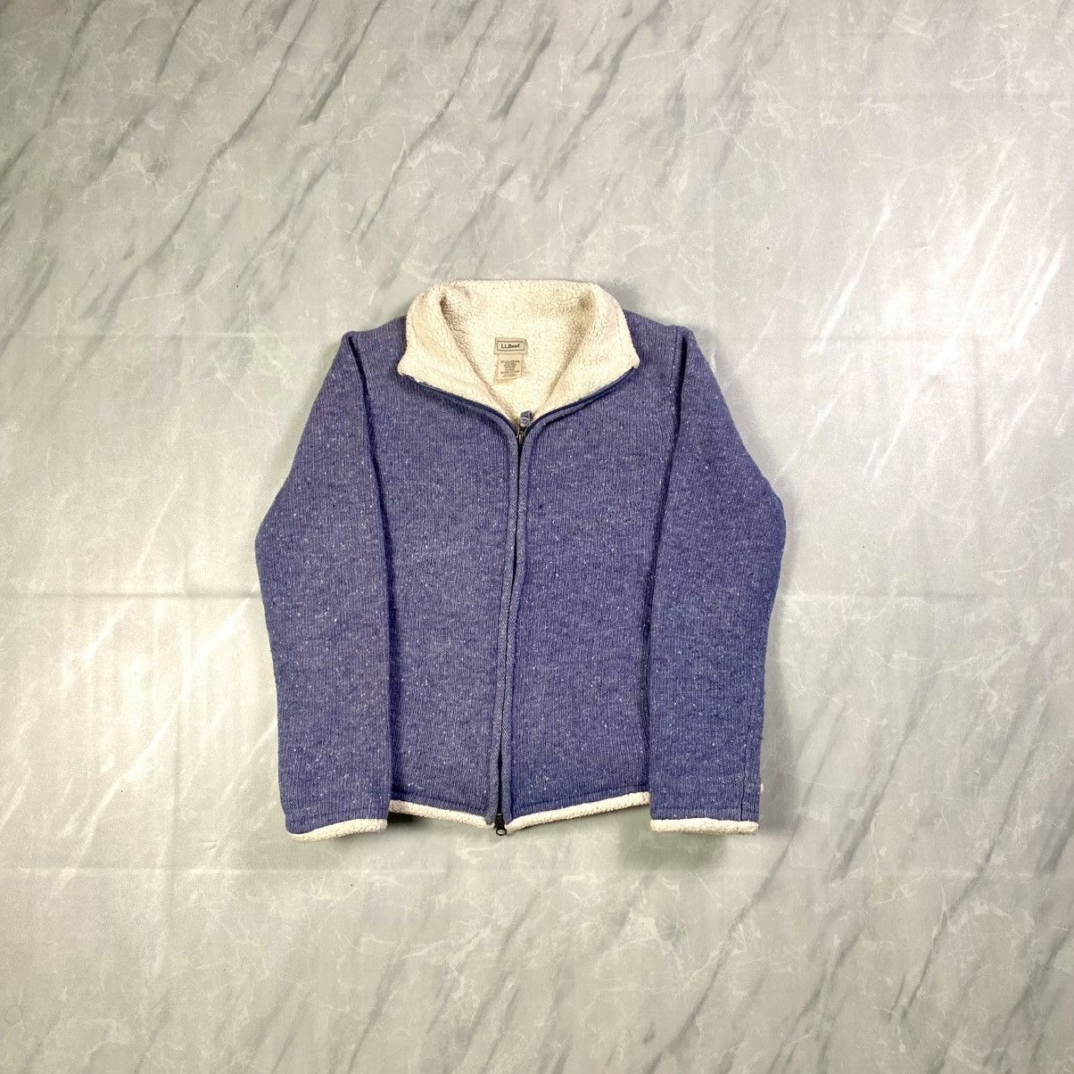 L.L. Bean Vintage LL Bean Wool Knit Zipper Sweaters Jacket Size S / US 4 / IT 40 - 1 Thumbnail