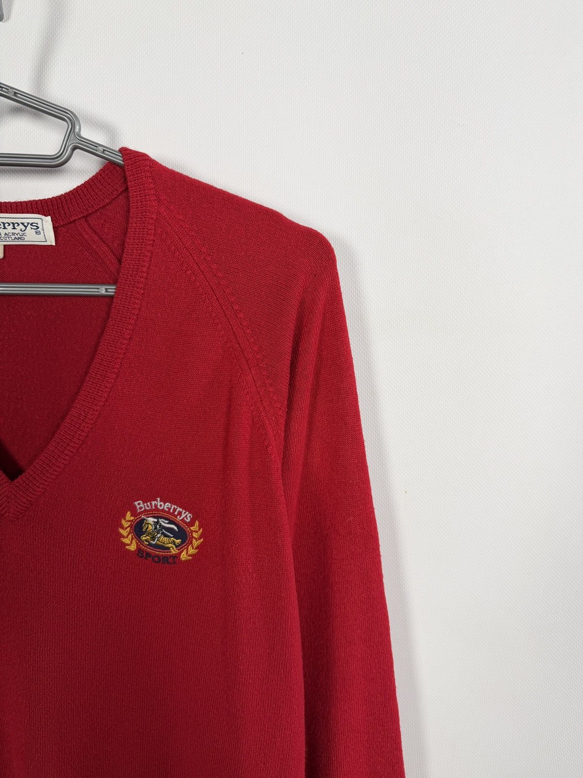 Burberry Burberry Golf Vintage V-Neck Sweater Y2K Pullover Size 40 Size US L / EU 52-54 / 3 - 2 Thumbnail