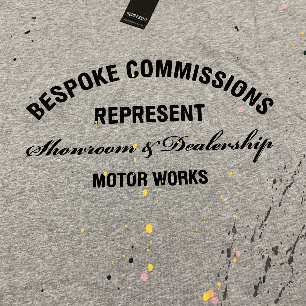 Represent Clo. Represent Small Bespoke Commissions Grey Tee Paint Splatter Size US S / EU 44-46 / 1 - 3 Thumbnail