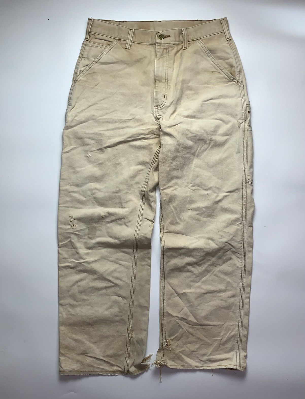 Other Crazy 90’s Carhartt thrashed distressed faded carpenter Size US 32 / EU 48 - 9 Thumbnail