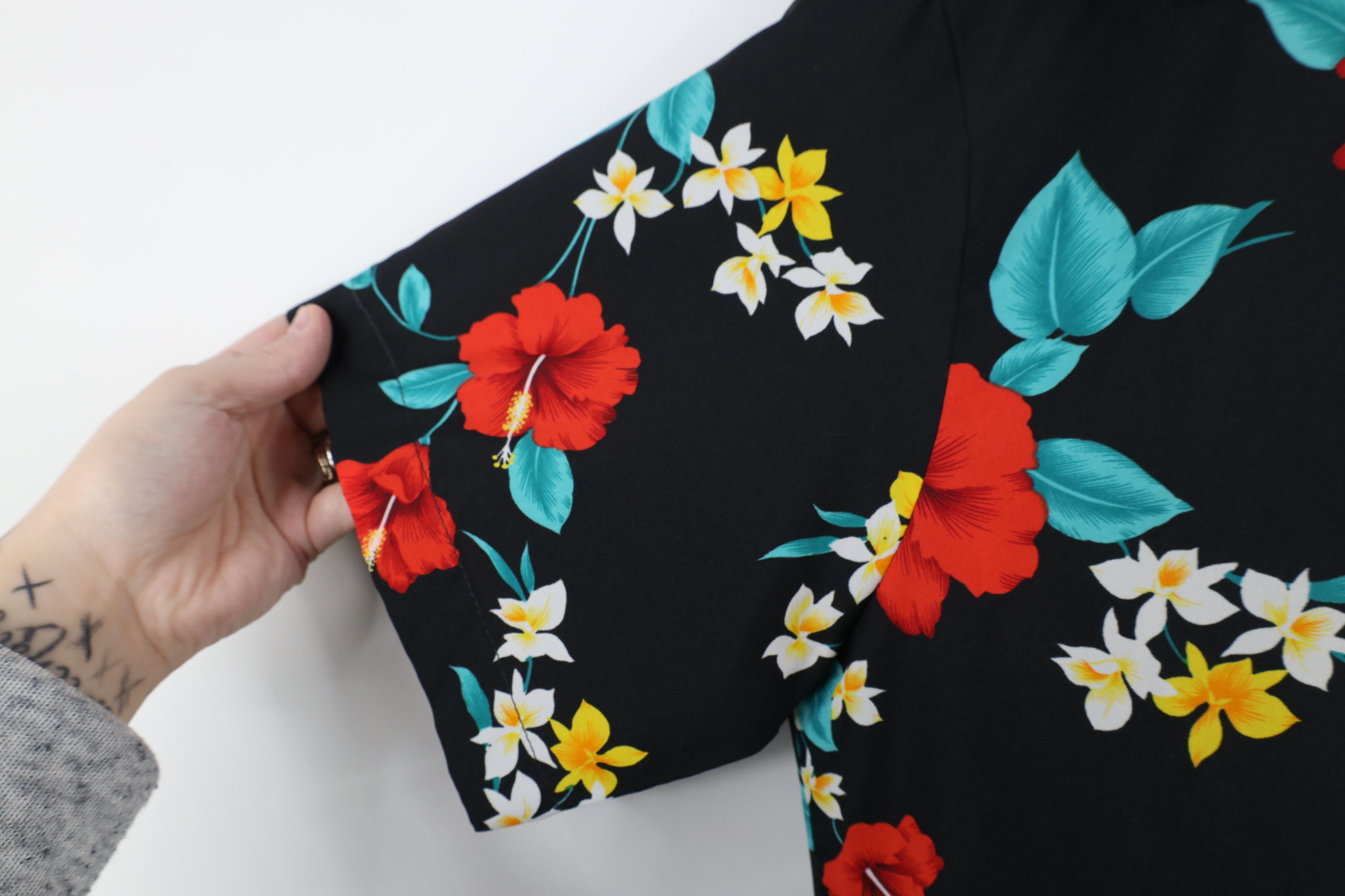 Vintage Vintage 60s 70s Rockabilly Collar Hawaiian Button Shirt USA Size US L / EU 52-54 / 3 - 9 Thumbnail