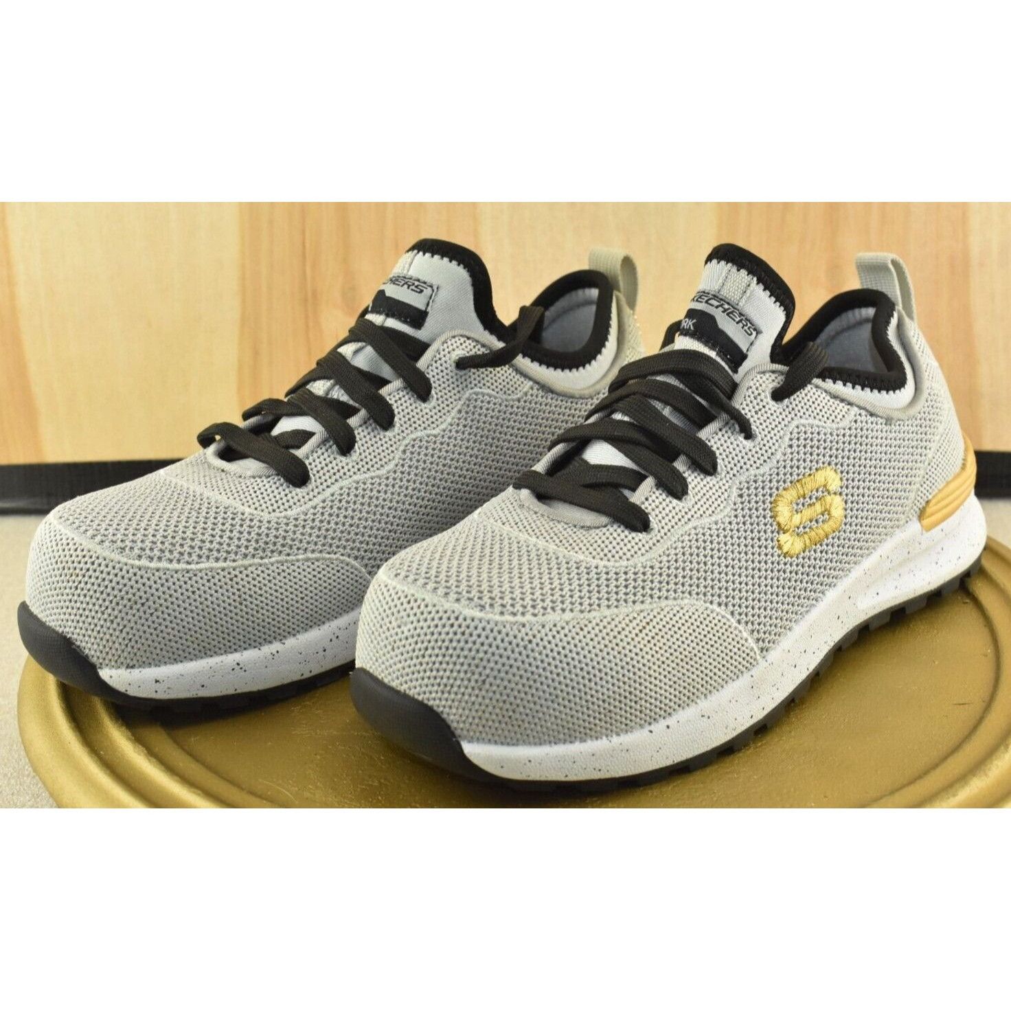SKECHERS Skechers Bulkin Balran Women's Shoes Size 5 Gray Steel Toe W Size US 5 / IT 35 - 1 Thumbnail