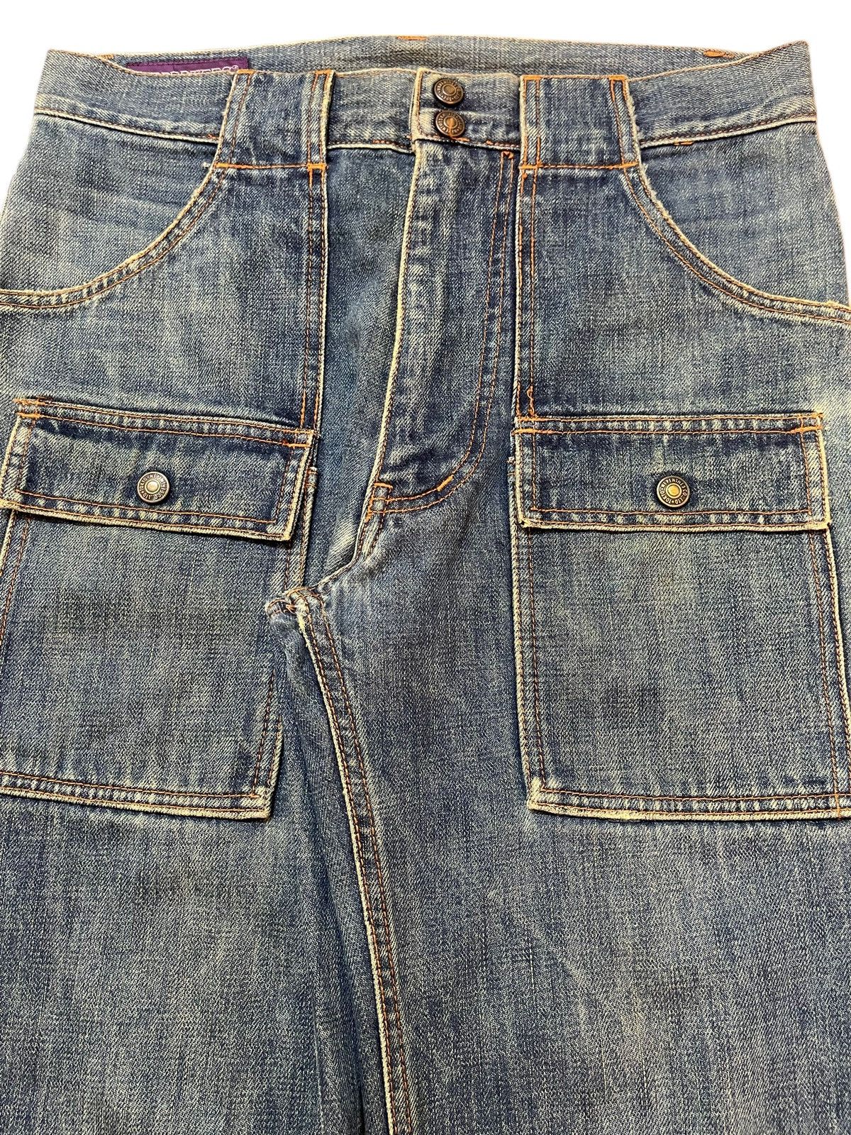 Nepenthes Vintage Japan Nepenthes Bush Pants Faded Style Loose Jeans Size US 30 / EU 46 - 4 Thumbnail