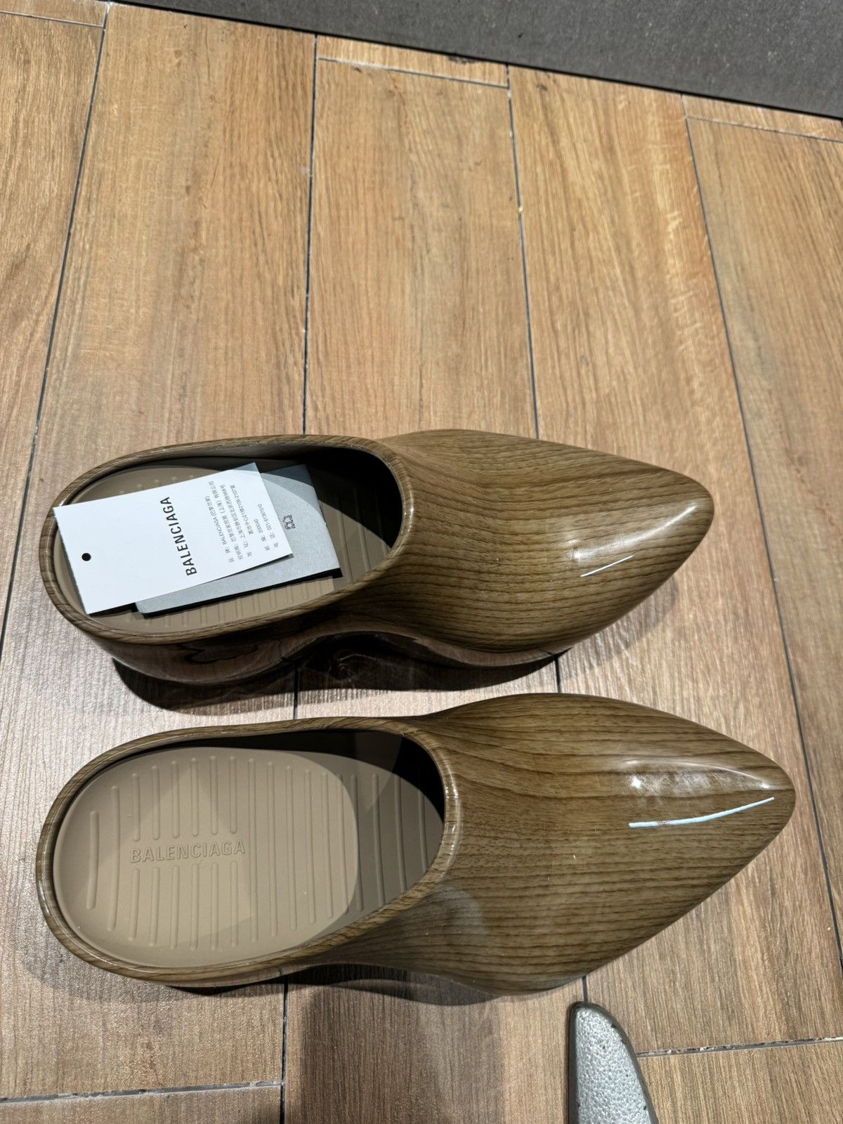 Balenciaga Balenciaga rubber shoes Wood Techno rubber clog Size US 9.5 / EU 42-43 - 4 Thumbnail