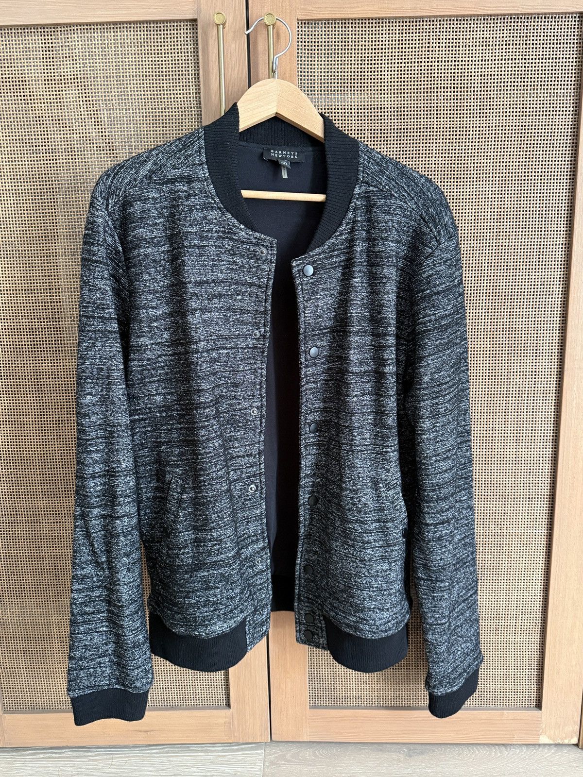 Barneys New York Barneys New York - Grey Melange Jacket - M Size US M / EU 48-50 / 2 - 1 Thumbnail