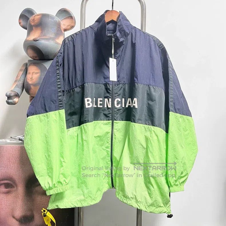 Balenciaga Balenciaga Patchwork Windbreaker Size XXS / US 00 / IT 34 - 1 Thumbnail
