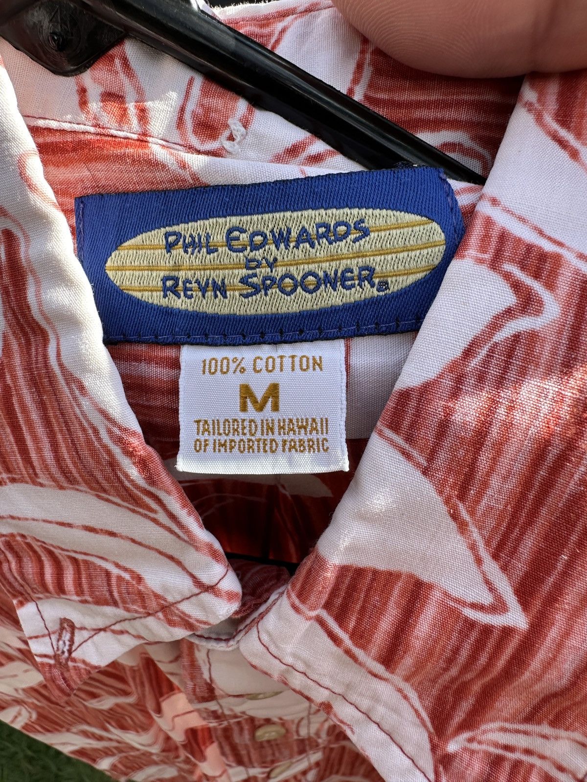 Reyn Spooner Preowned Reyn Spooner Phil Edwards Red/White Men's M Size US M / EU 48-50 / 2 - 4 Thumbnail