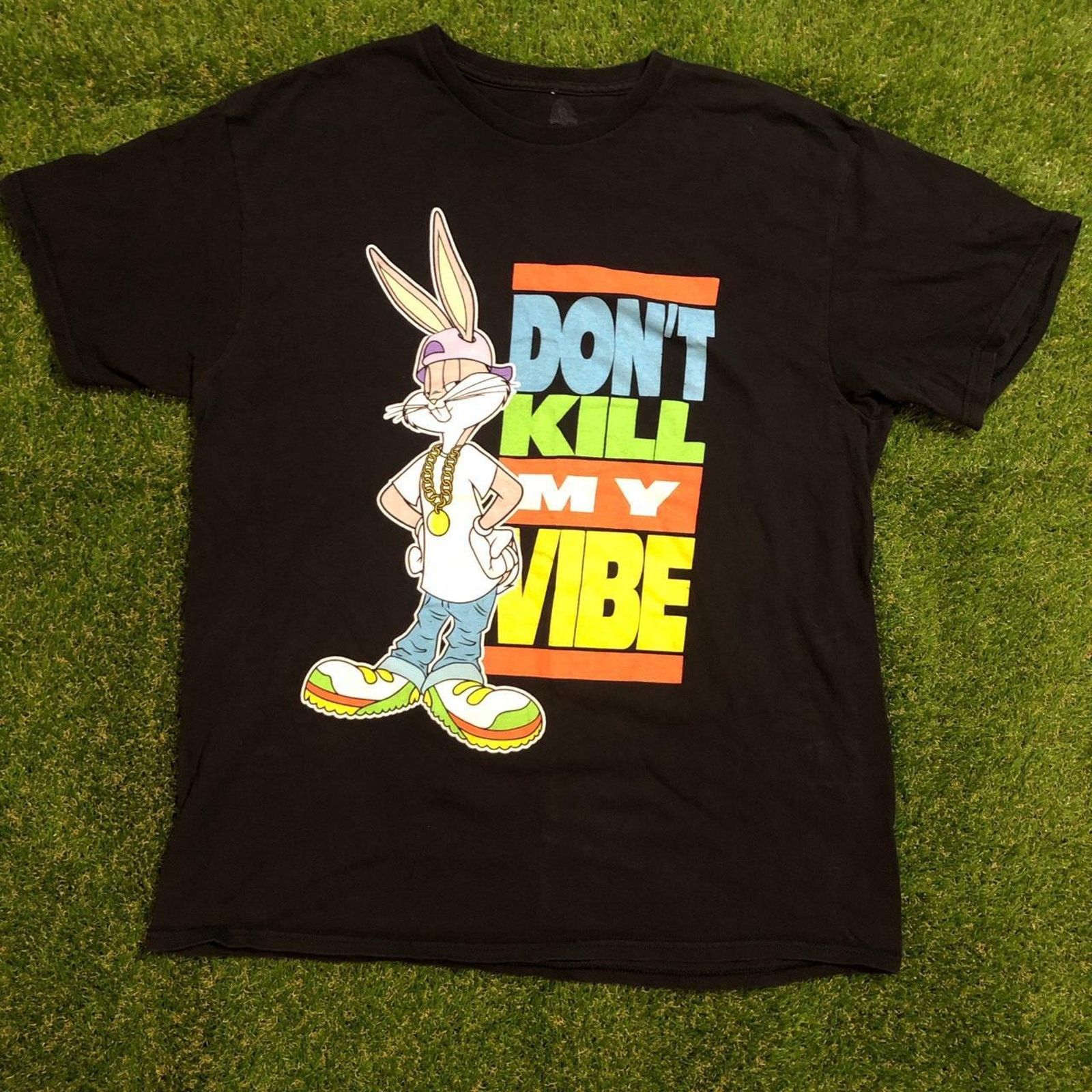 Other Don’t Kill My Vibe’ Bugs Bunny Graphic Tee Size US L / EU 52-54 / 3 - 1 Thumbnail