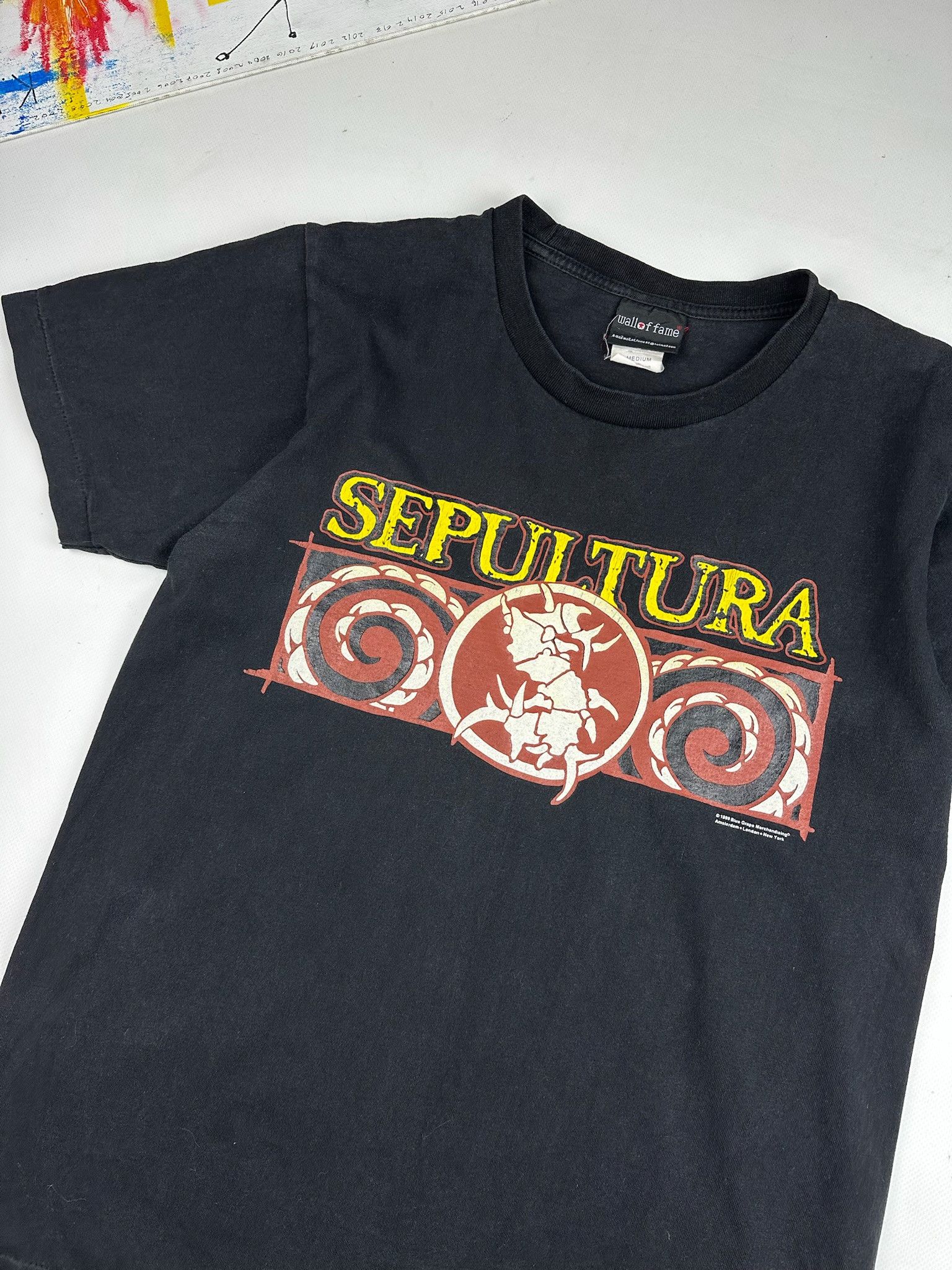Vintage Vintag 90s Sepultura Tshirt groove trash death metal pantera Size US M / EU 48-50 / 2 - 7 Thumbnail