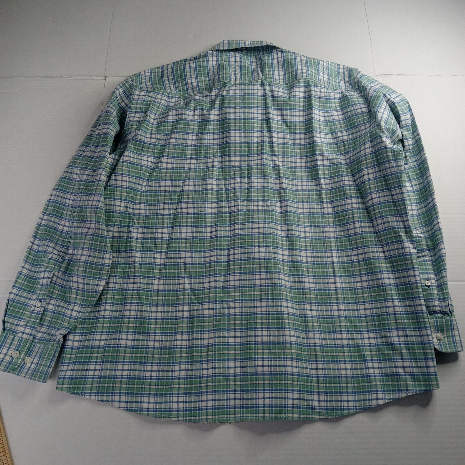 L.L. Bean L.L. Bean Traditional Fit Shirt Men's L Blue Green Plaid Size US L / EU 52-54 / 3 - 7 Thumbnail