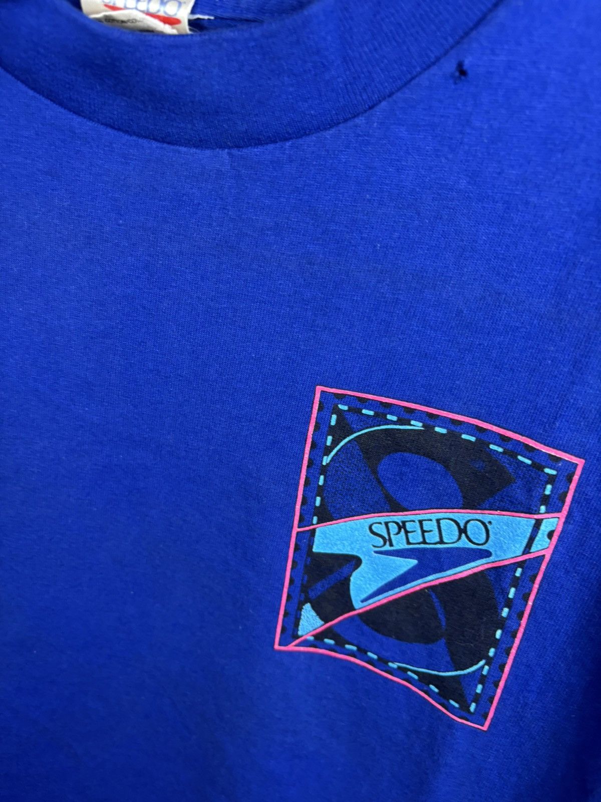 Speedo × Vintage 1980s Speedo surf Tshirt Size US M / EU 48-50 / 2 - 3 Thumbnail