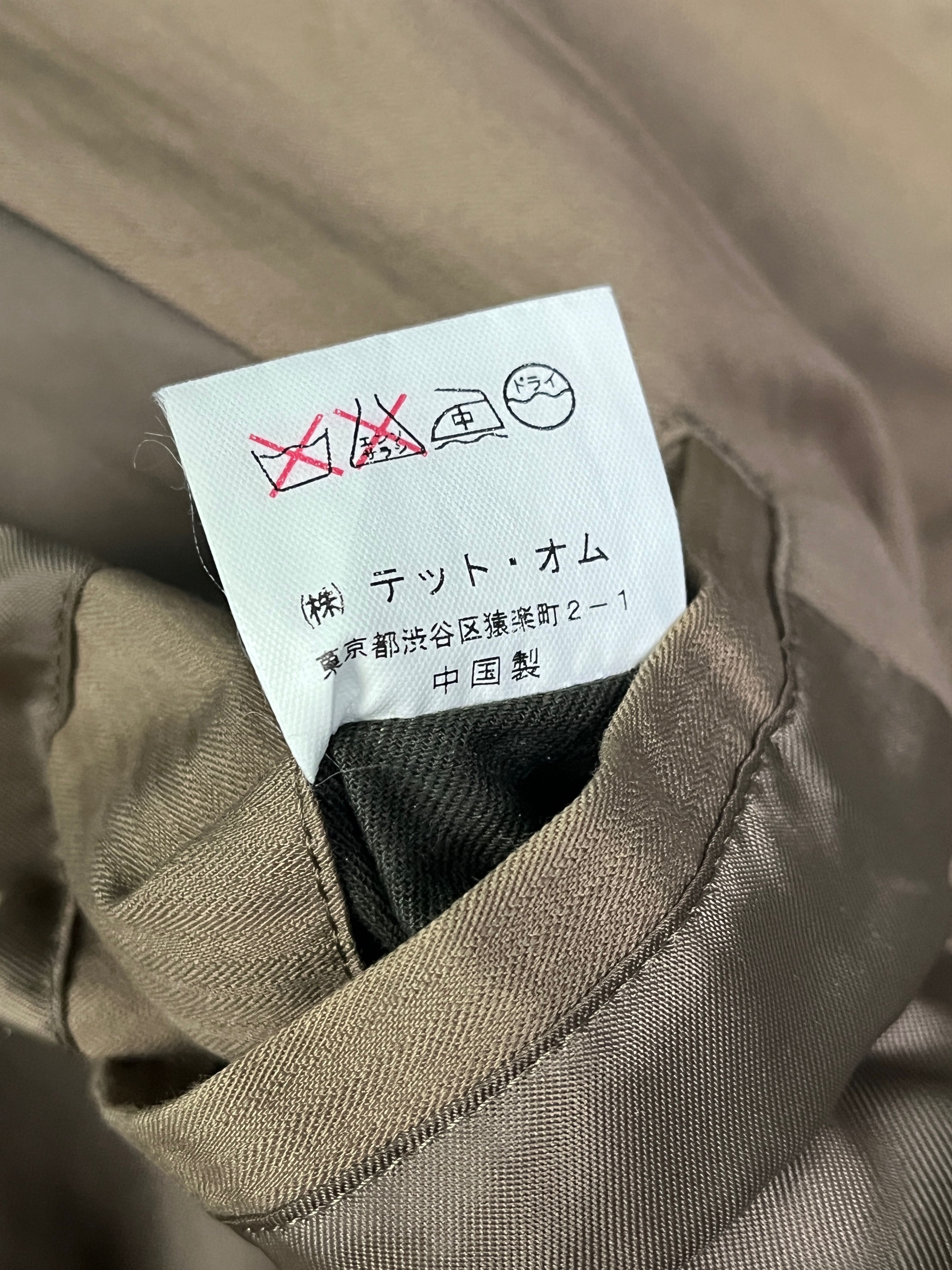 Tete Homme Tete Homme Kazutaka Kato Button Up Short Trench Coat Size US S / EU 44-46 / 1 - 11 Thumbnail