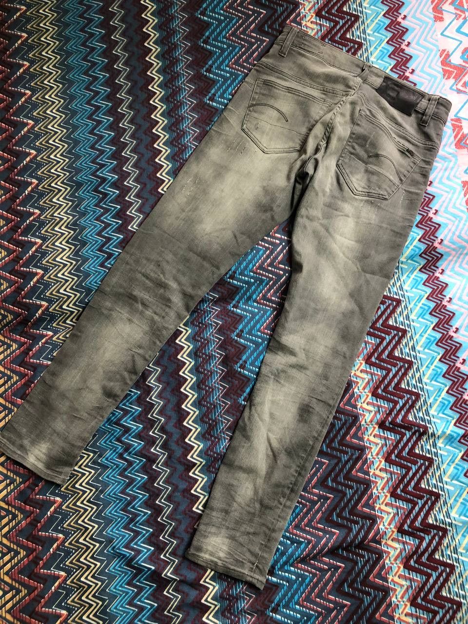 G-Star × Vintage G-STAR 3301 Tapered Pants Raw Baggy Denim Goth Size US 30 / EU 46 - 7 Thumbnail