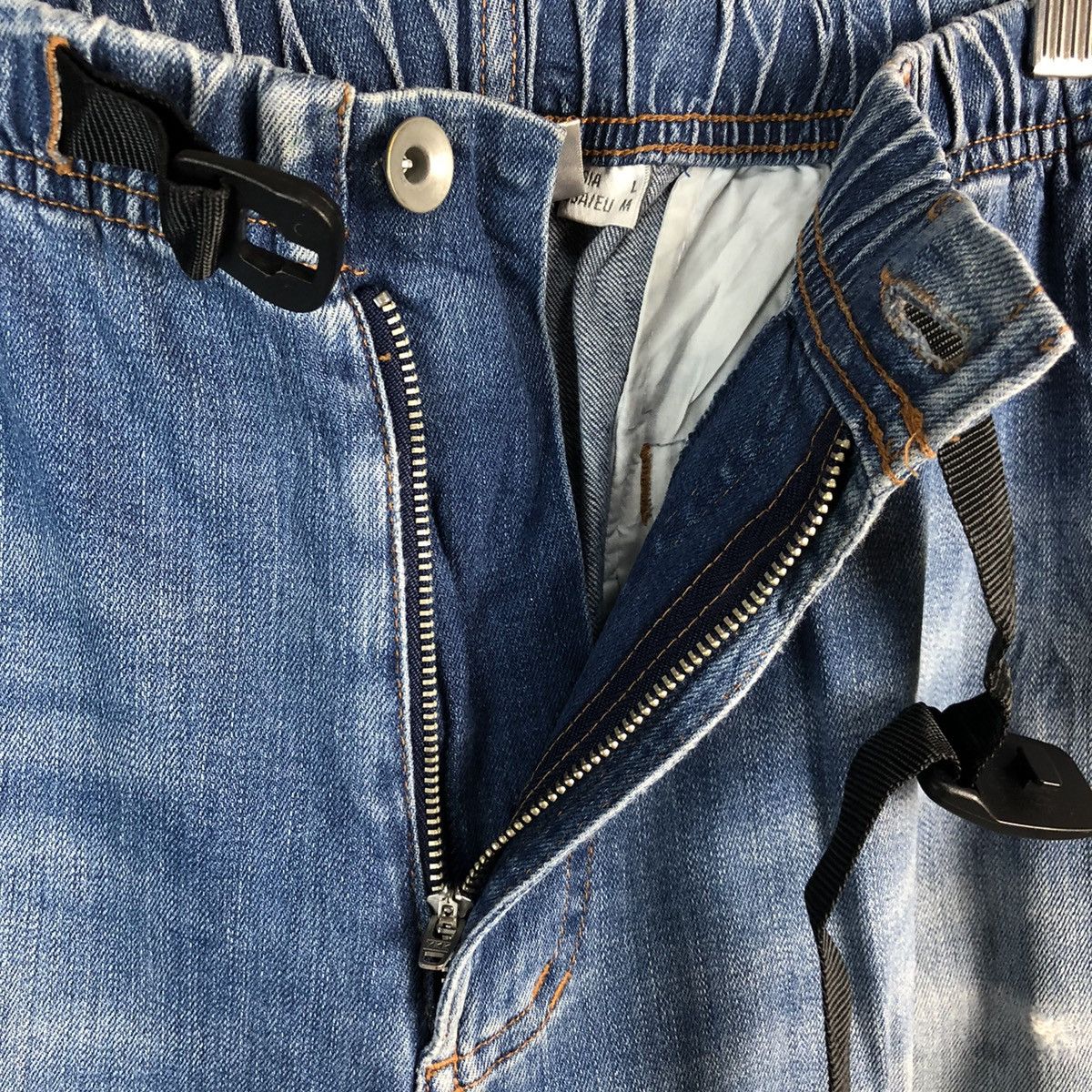Gramicci Gramicci Blue ripped distressed Denim Pants #A2135 Size US 31 - 12 Thumbnail