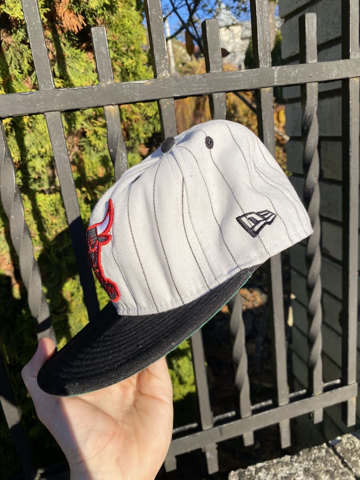 NBA × New Era New Era Chicago Bulls Windy City Cap White Hardwood Classics Size ONE SIZE - 4 Thumbnail