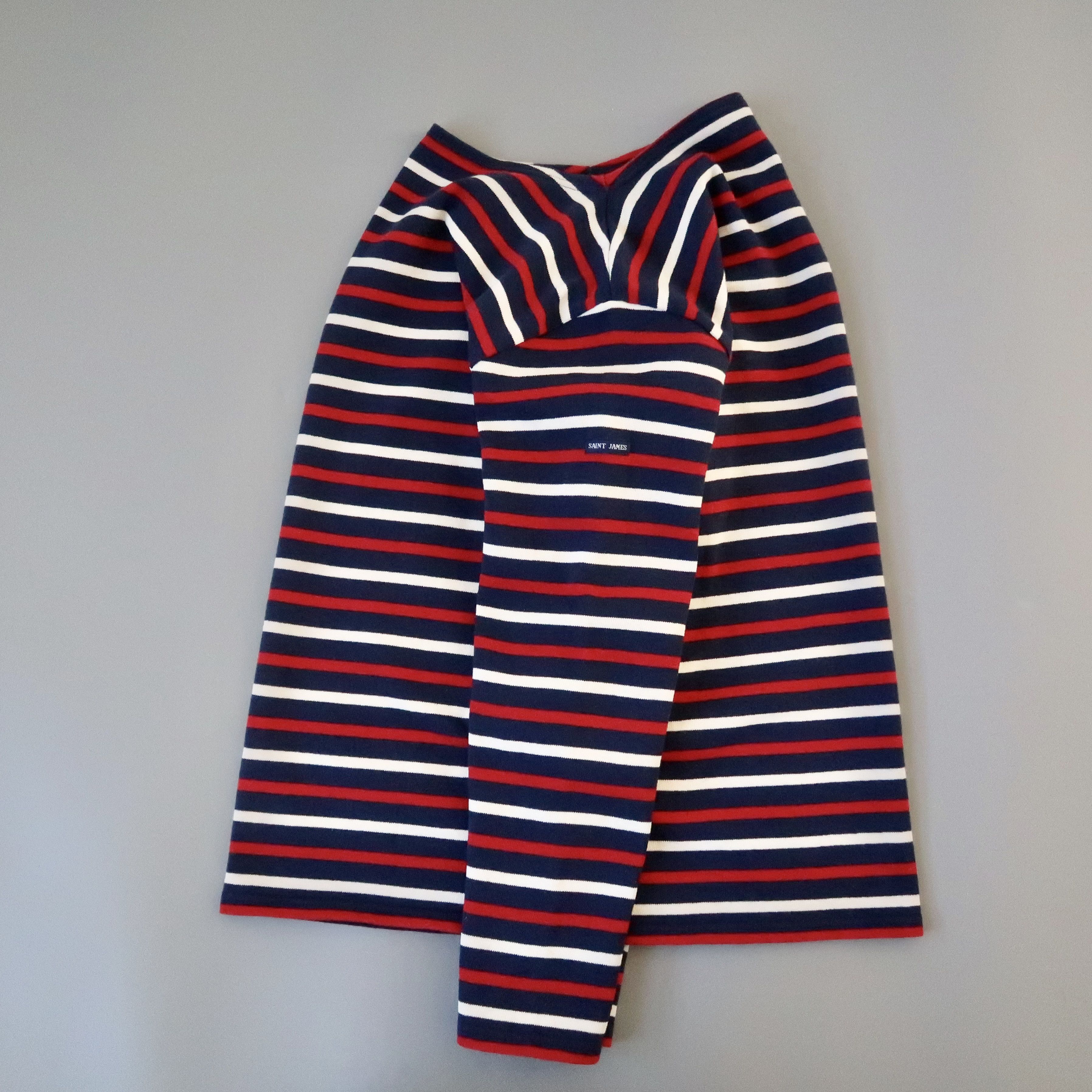 Saint James SAINT JAMES heavyweight cotton striped breton shirt, 3.5 Size US S / EU 44-46 / 1 - 1 Thumbnail