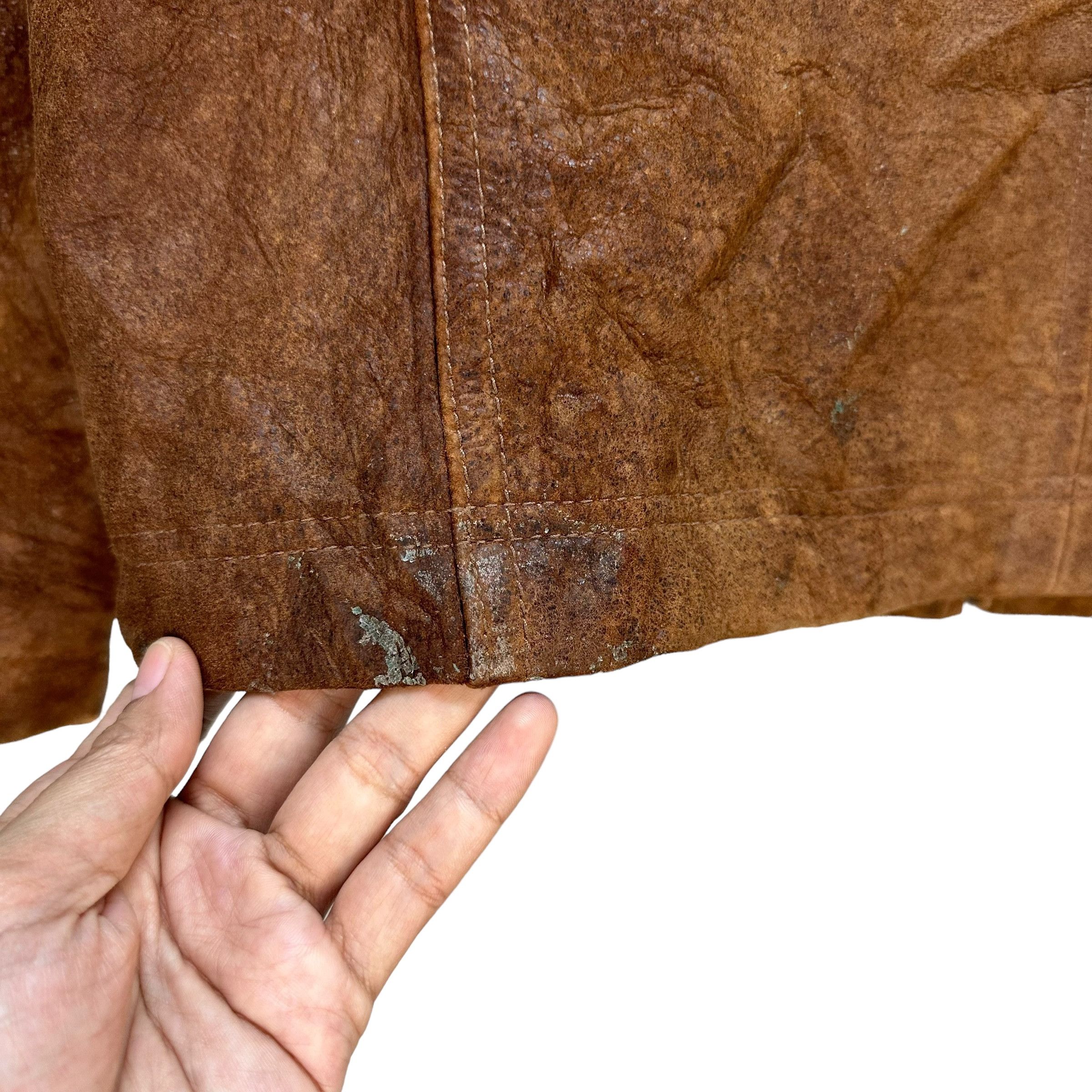Japanese Brand BERNARDO Lamb Leather Motorcycle Jacket #A47-1088 Size US M / EU 48-50 / 2 - 15 Thumbnail