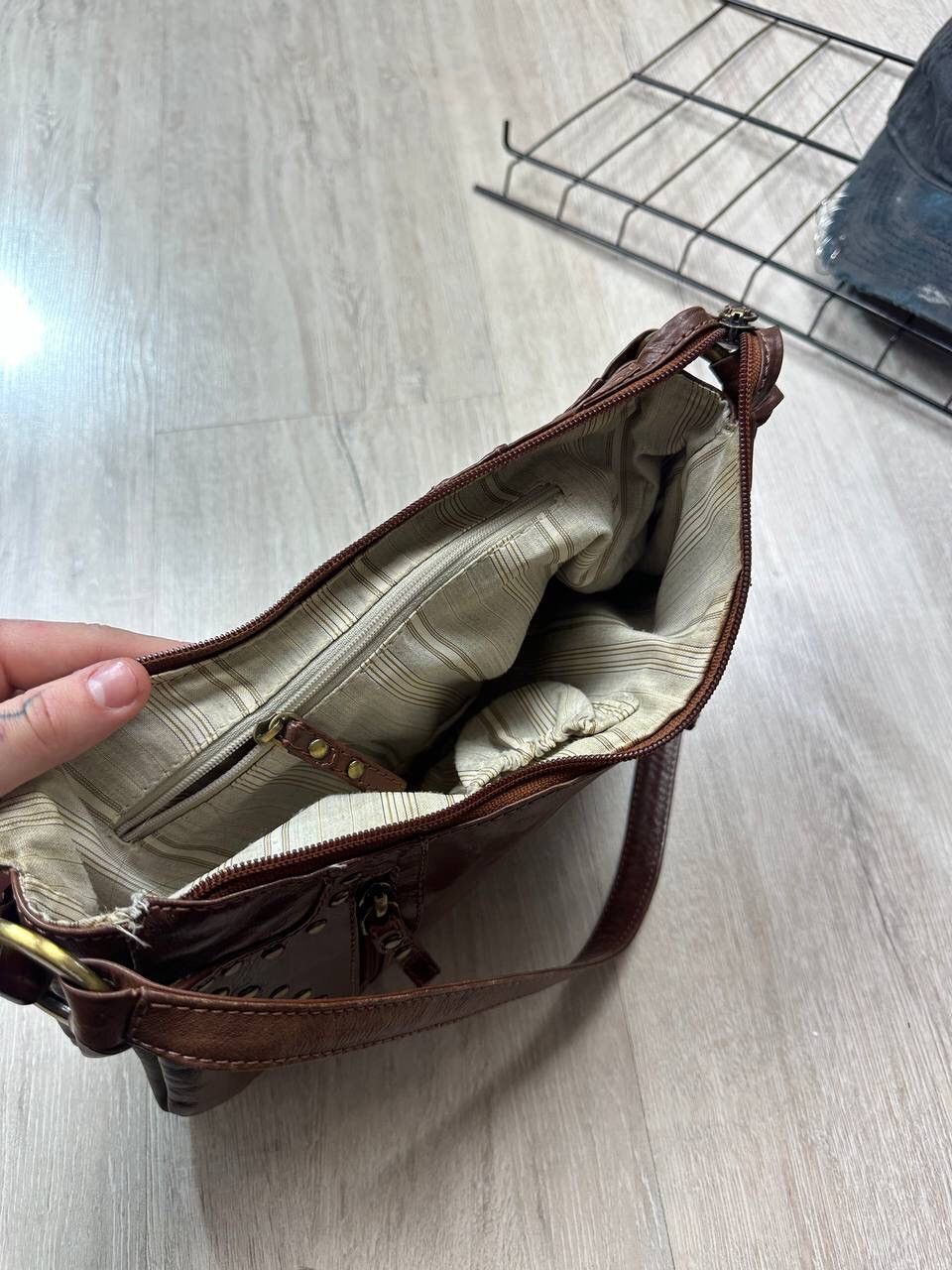 Hysteric Glamour × Vintage Vintage Y2K LGB Style Leather Bag Size ONE SIZE - 3 Thumbnail