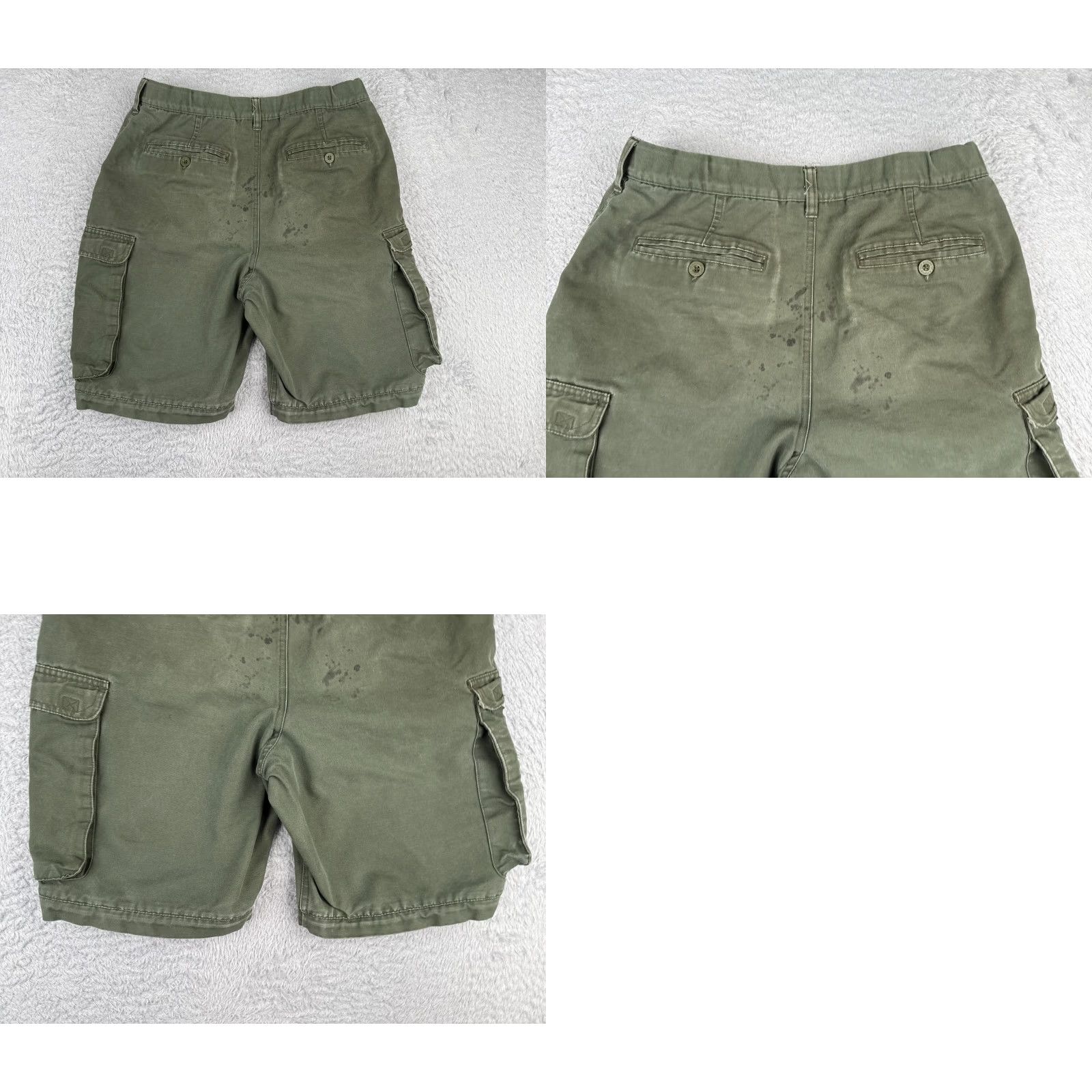 Vintage Boy Scouts Shorts Adult 30 Green Cotton Blend Convertible NO LEGS Cargo Mens Boys Read Size US 30 / EU 46 - 9 Thumbnail