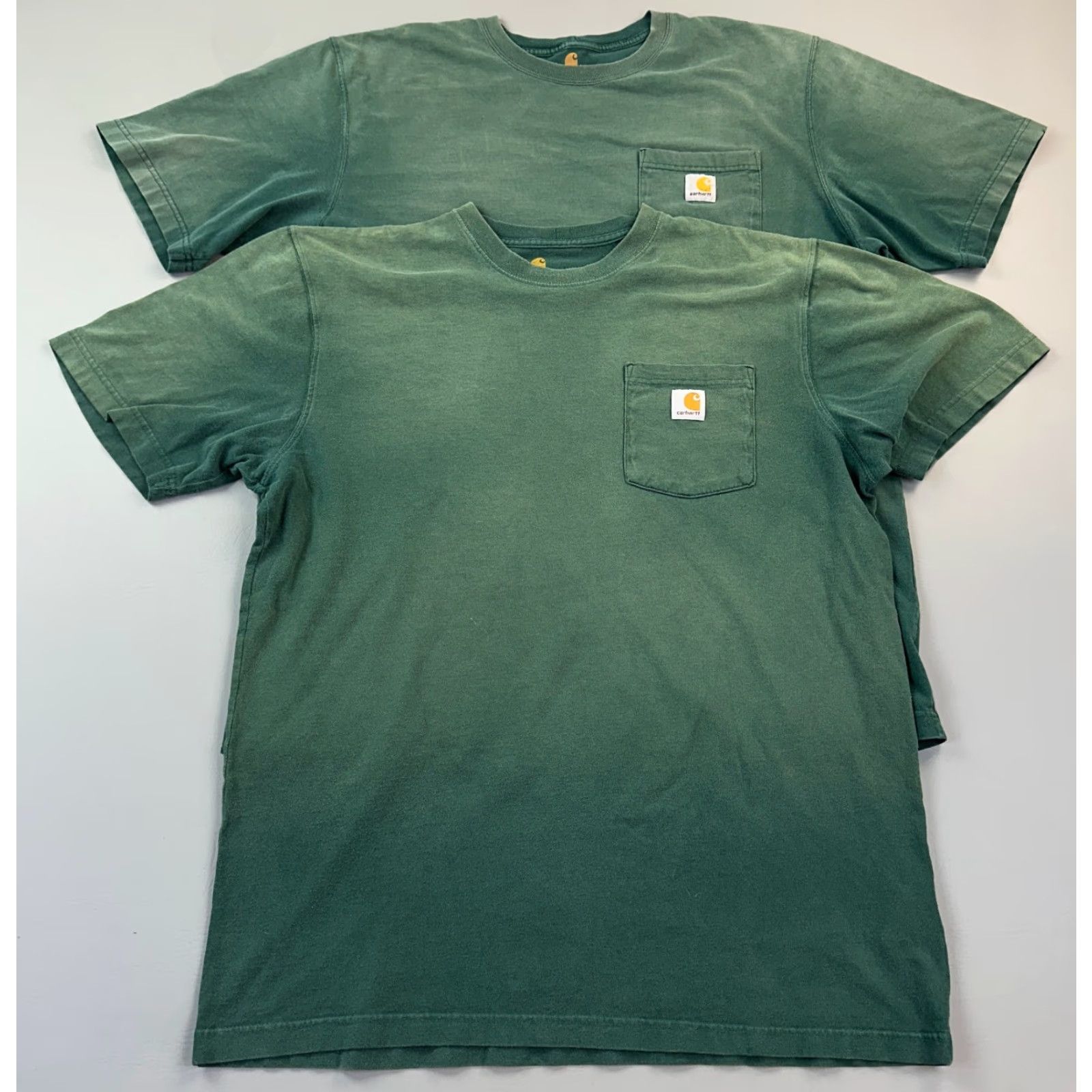 Carhartt Carhartt Shirt Mens Large Tall Hunter Green Pocket Tee Work Wear K87 Lot of 2 Size US L / EU 52-54 / 3 - 2 Thumbnail