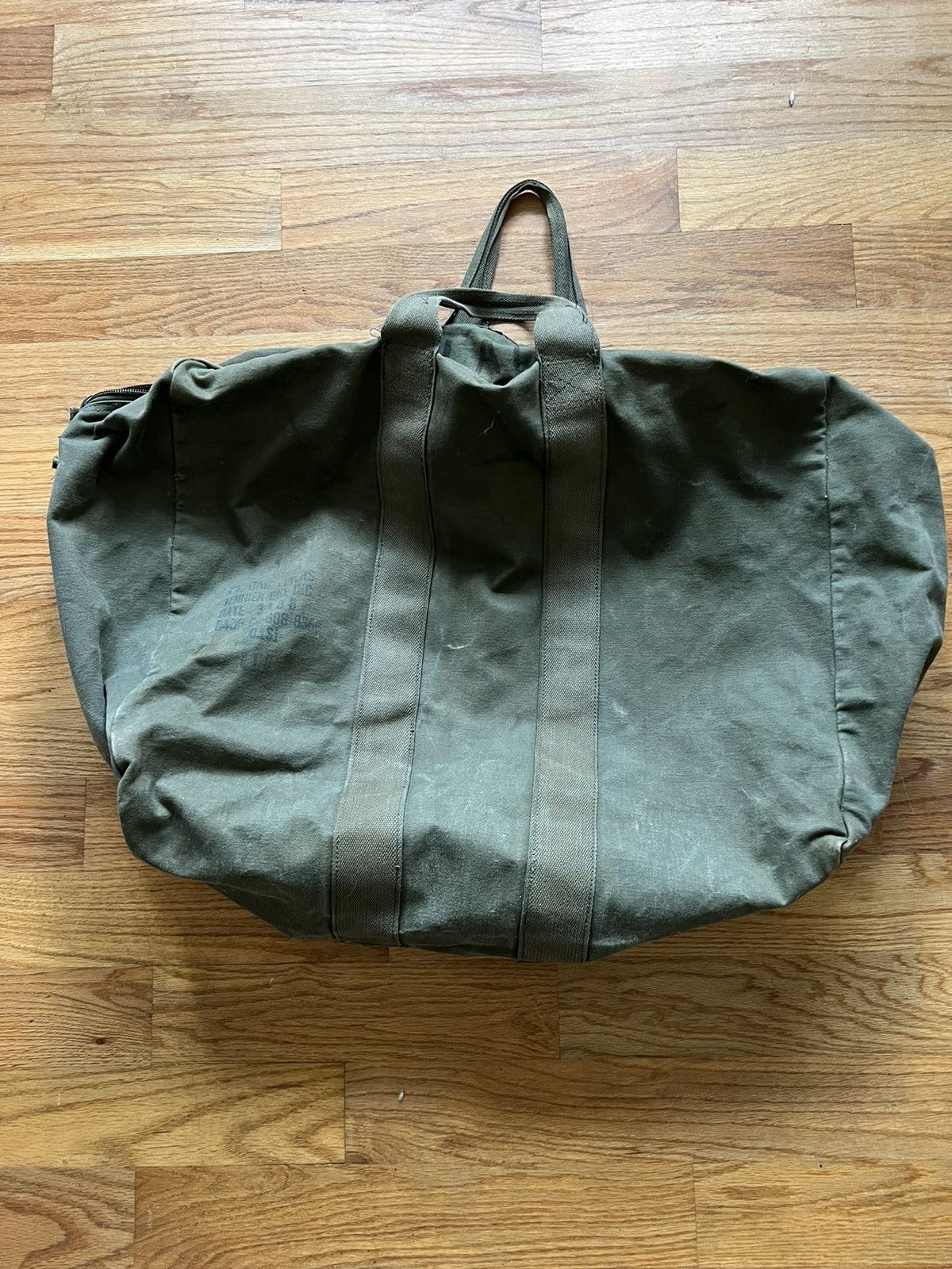 Vintage Vintage US Military Parachute Bag stamped 1988 Size ONE SIZE - 1 Thumbnail