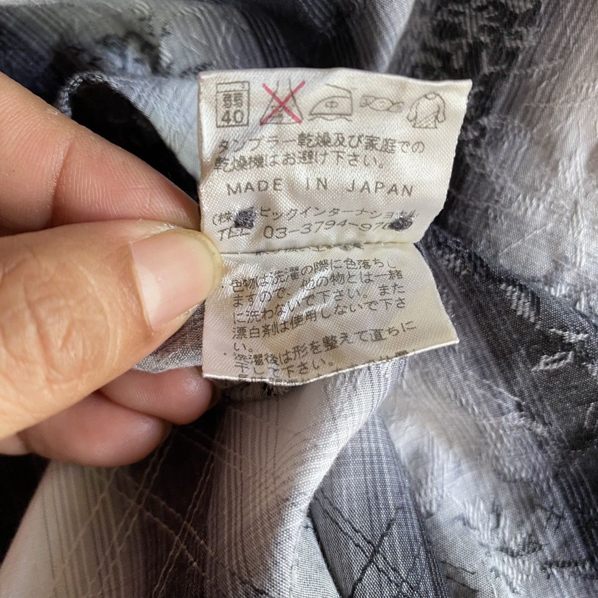 Tornado Mart TORNADO MART Black & White Ombre Plaid Shirt Size US L / EU 52-54 / 3 - 15 Thumbnail