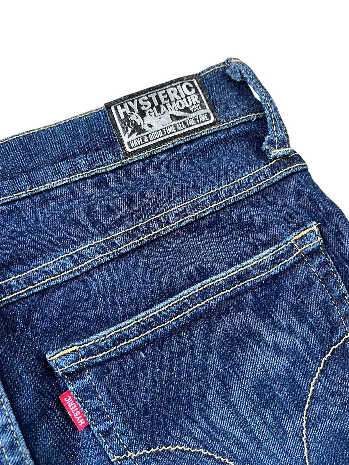 Hysteric Glamour Hysteric Glamour Side Tape Distressed Skinny Jeans Size 27" / US 4 / IT 40 - 8 Thumbnail