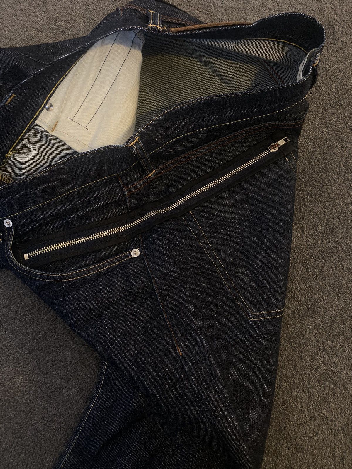 Undercover Undercover AW11 Japanese selvedge Side Zip denim Size US 33 - 8 Thumbnail