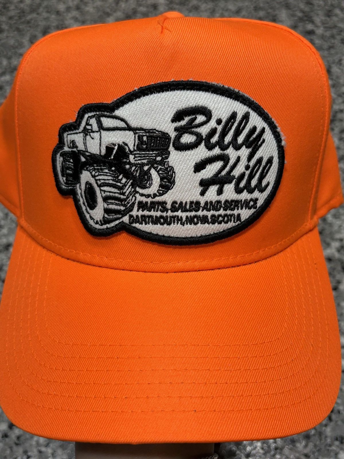 Billy Hill 2021 Billy Hill Neon Orange “Parts, S&S” Truckers Hat OSFM Size ONE SIZE - 5 Thumbnail