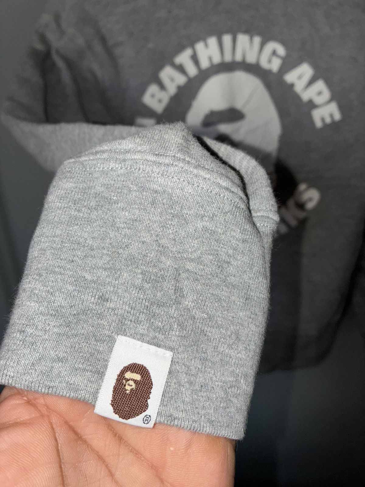 Bape BAPE Full Zip Hoodie Grey Size US S / EU 44-46 / 1 - 4 Thumbnail