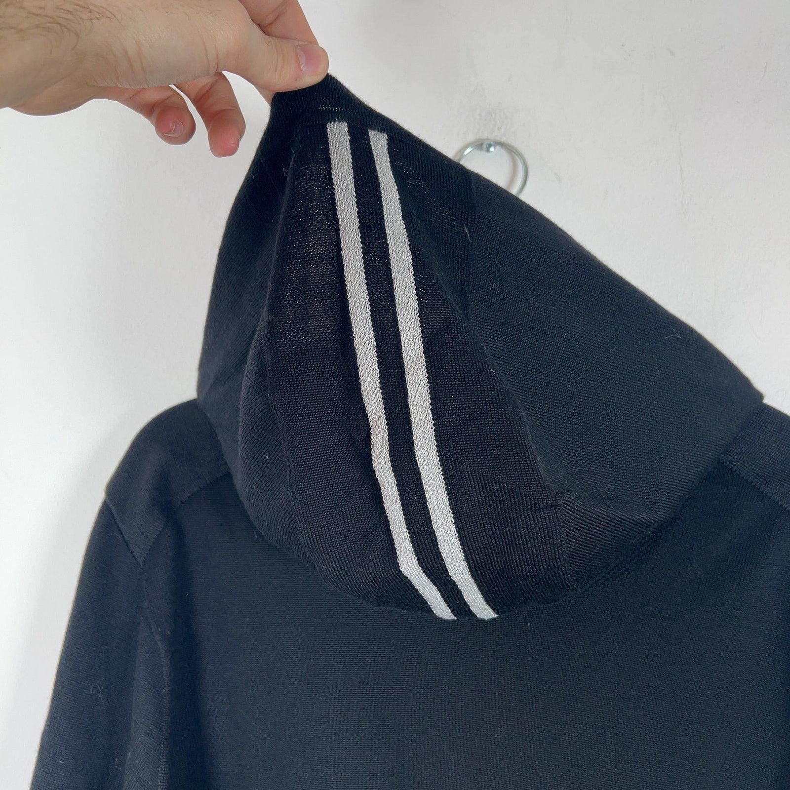 Canada Goose Canada Goose Merino Wool Knit Patch Striped Hoodie Size US L / EU 52-54 / 3 - 4 Thumbnail
