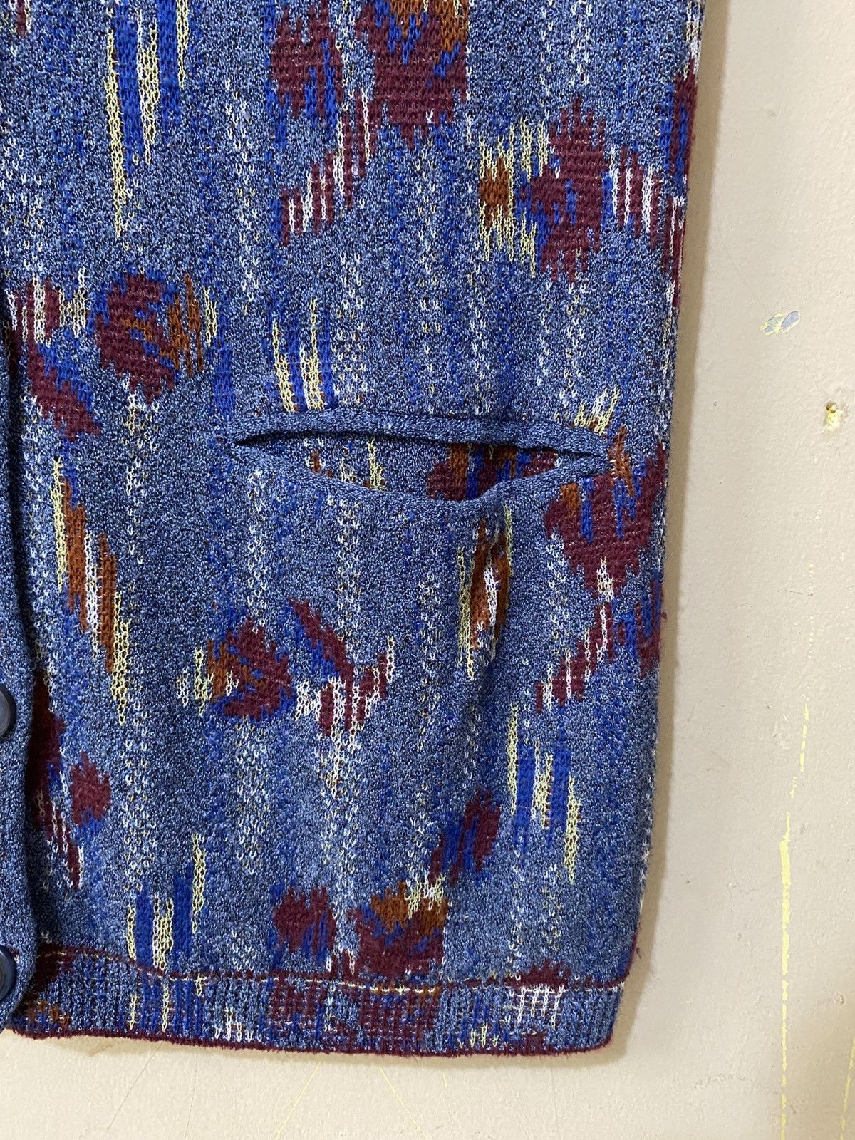 Missoni 90s Vintage Missoni Pattern Knit Vest Size US M / EU 48-50 / 2 - 5 Thumbnail