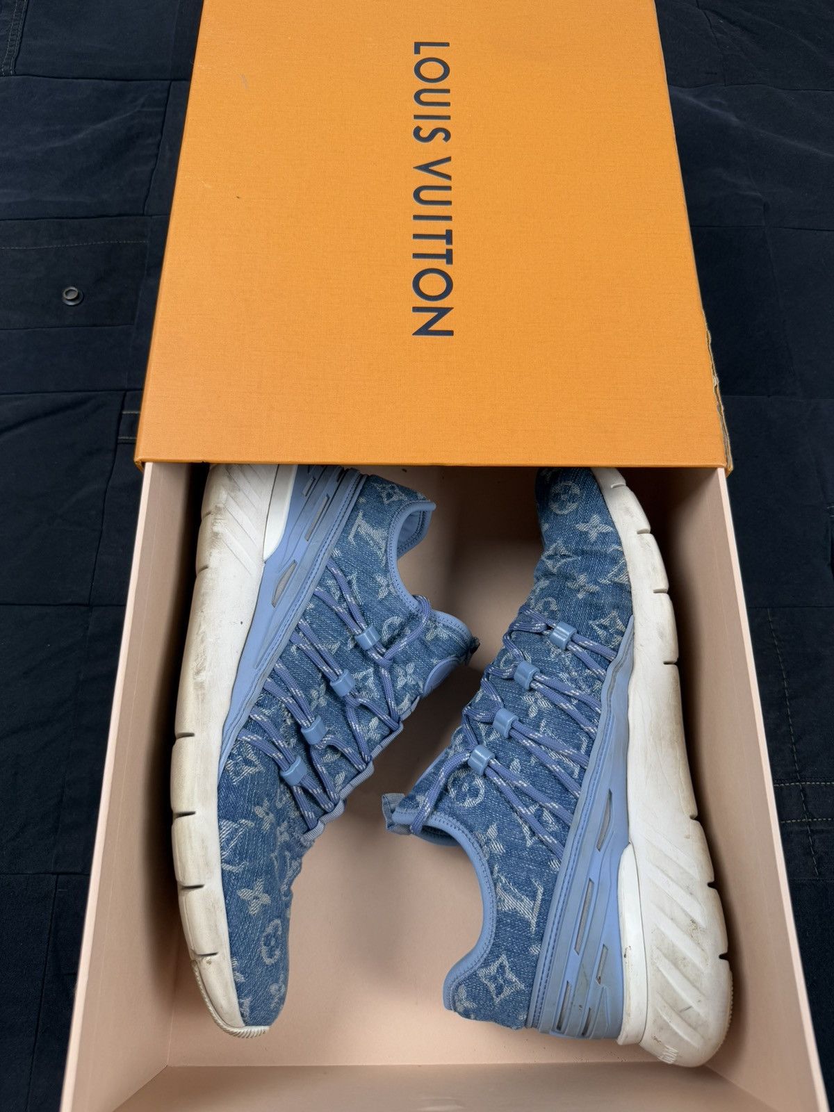 Louis Vuitton Monogram Denim Sneakers Size US 9 / EU 42 - 1 Thumbnail