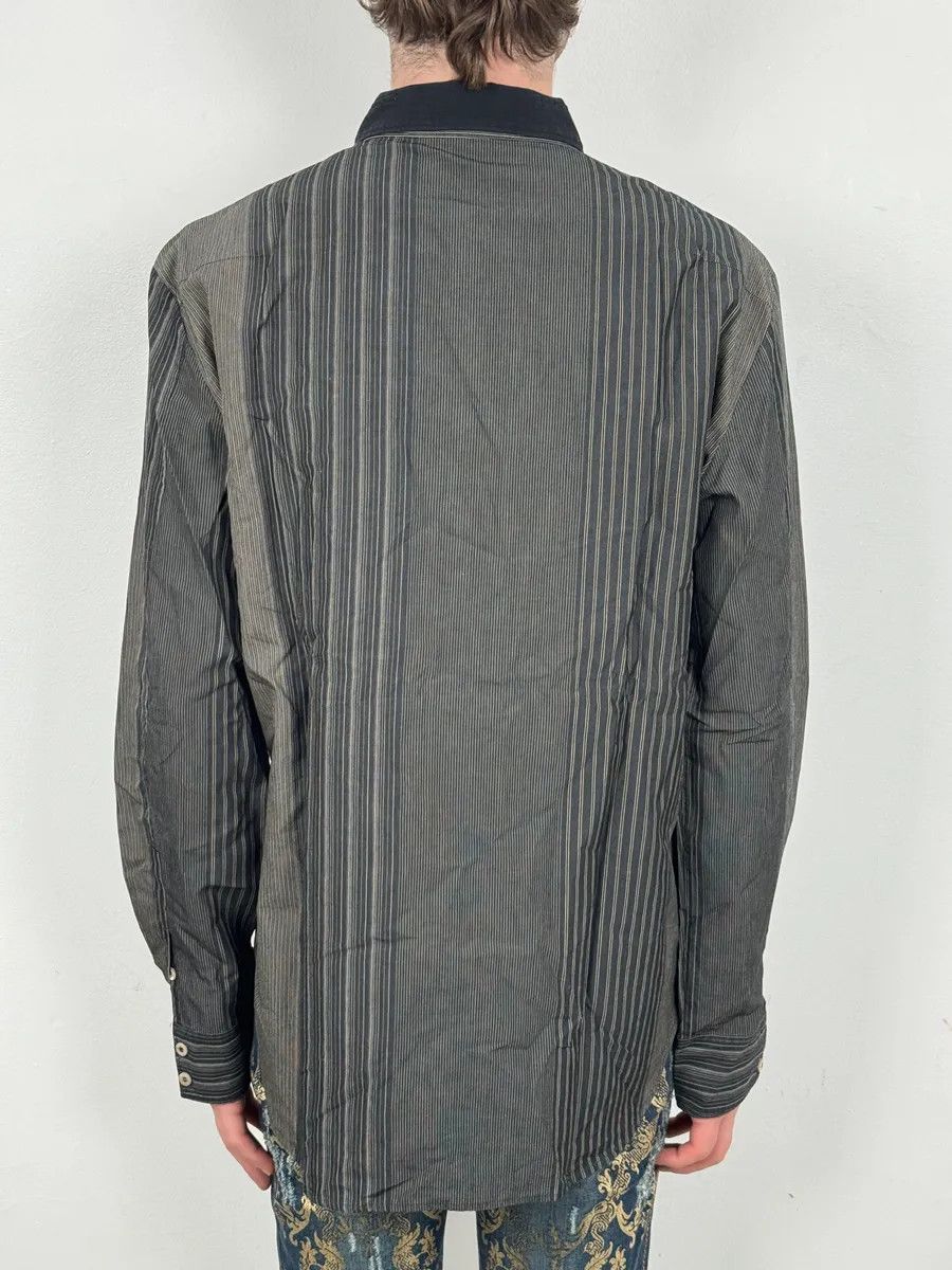Marithe + Francois Girbaud 1990s Marithé + François Girbaud Brown Wings Distressed Shirt Size US L / EU 52-54 / 3 - 3 Thumbnail