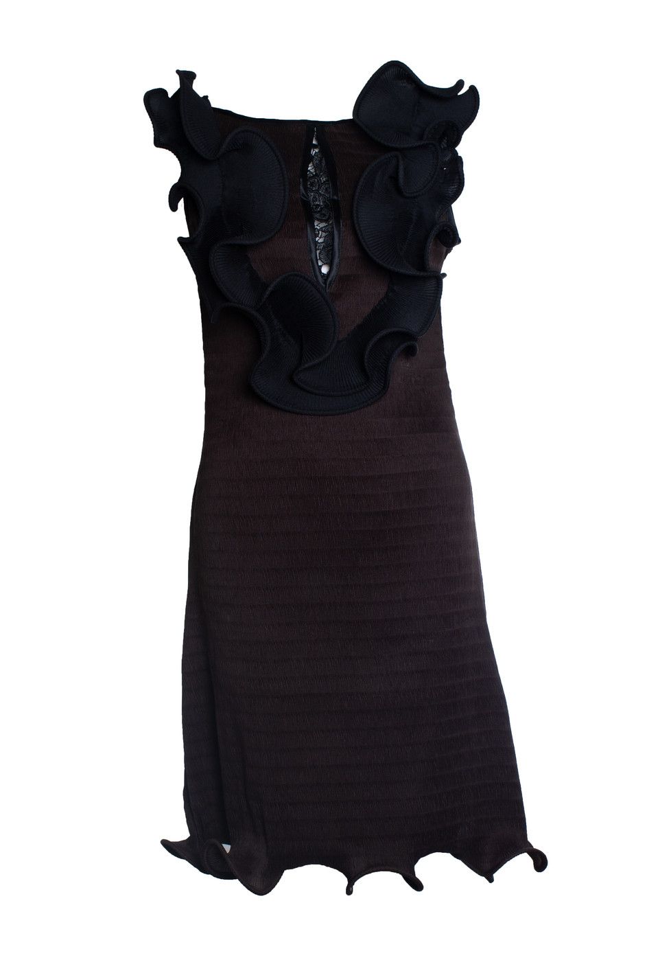 Other Arrey Kono, Ruffled and pleated midi dress Size M / US 6-8 / IT 42-44 - 1 Thumbnail