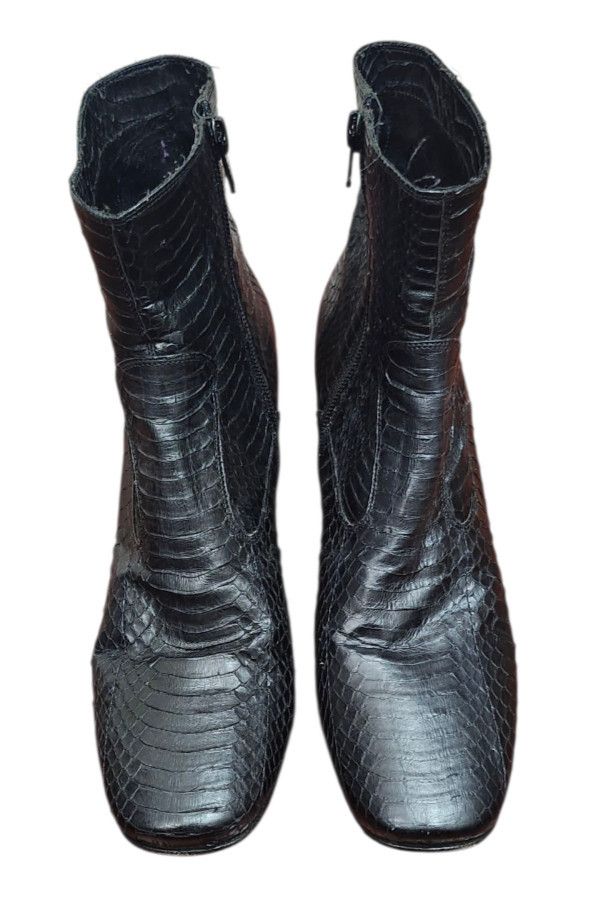 Gianni Barbato Gianni Barbato archive rare Python Leather ankle boots Size US 9.5 / IT 39.5 - 2 Thumbnail