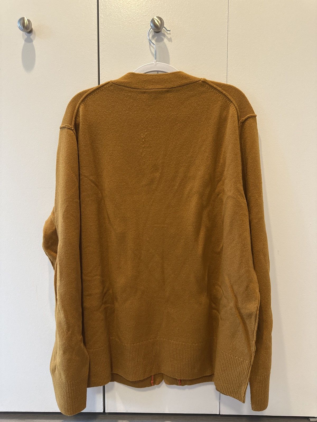 Alex Mill Alex Mill Yellow Wool Cardigan Size US XL / EU 56 / 4 - 2 Thumbnail
