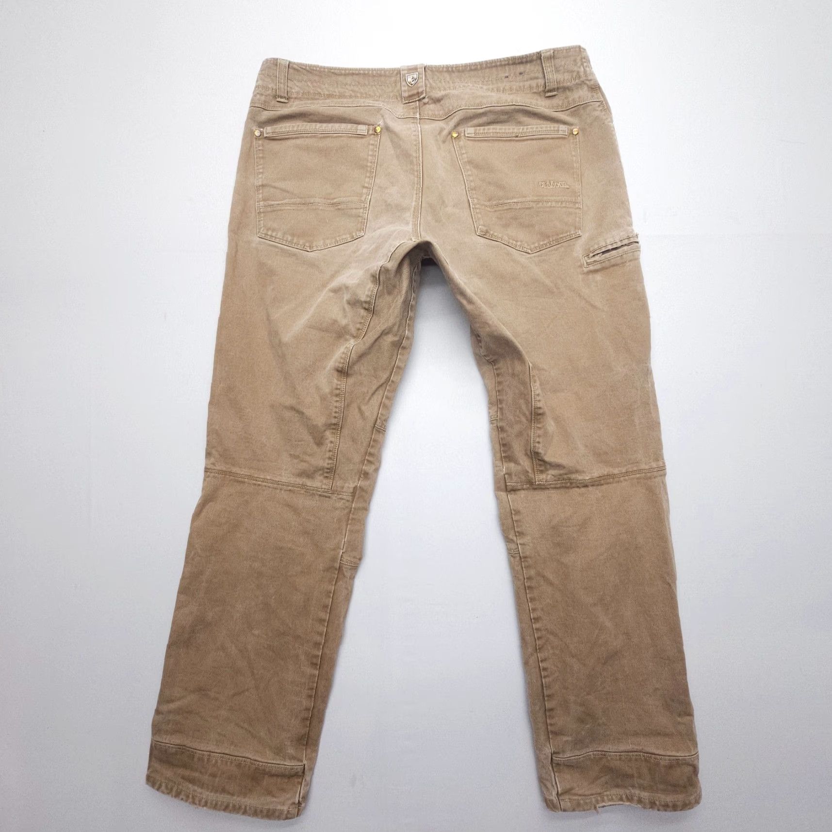 Vintage Kuhl Rydr Pants Mens 38 x 32 Brown Workwear Heavyweight Patina Dye Field Bush Size US 38 / EU 54 - 2 Thumbnail