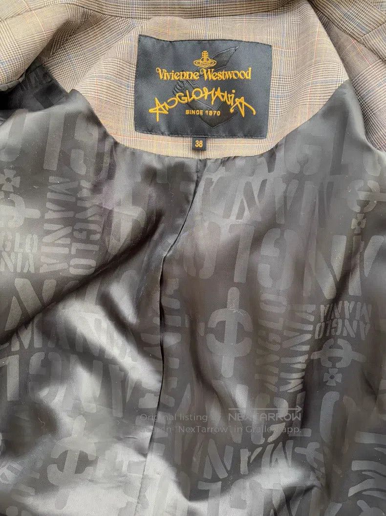 Vivienne Westwood Vivienne Westwood Brown Plaid Fake Two-Piece Windbreaker Size XS / US 0-2 / IT 36-38 - 7 Thumbnail
