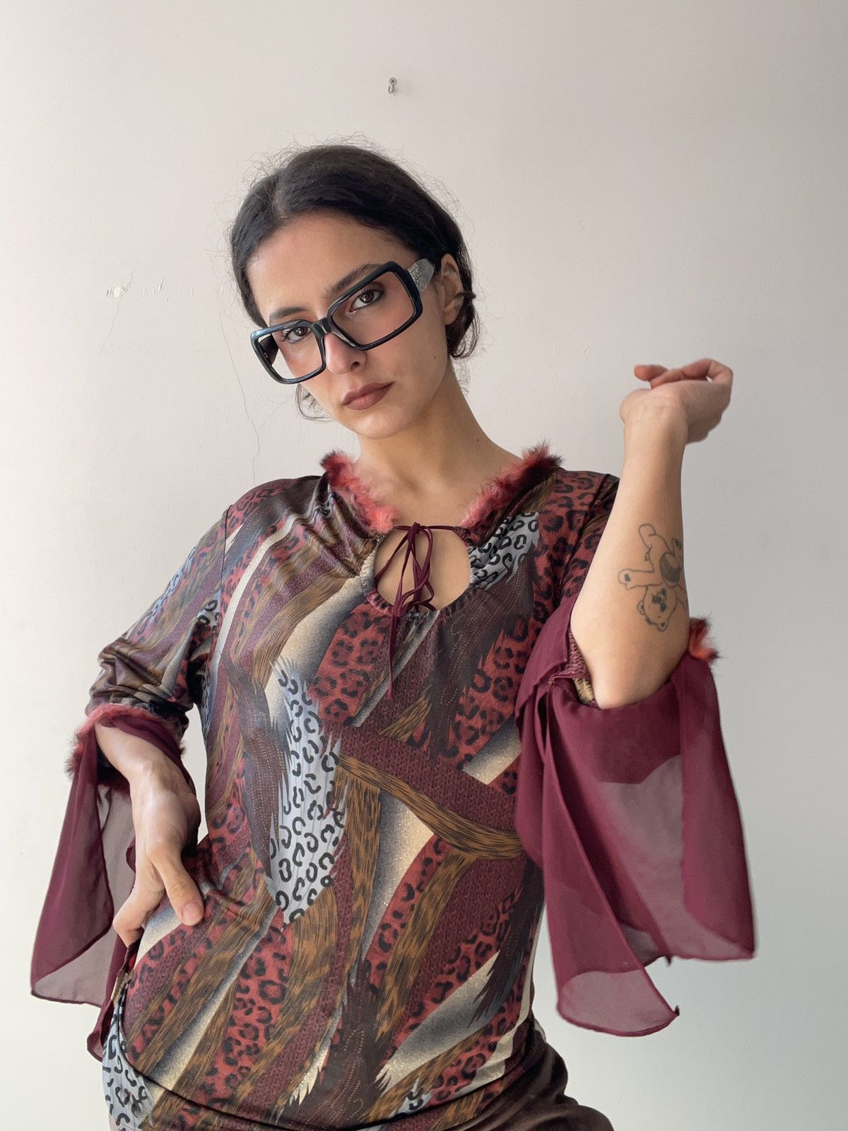 Vintage Vintage blouse Size L / US 10 / IT 46 - 2 Thumbnail