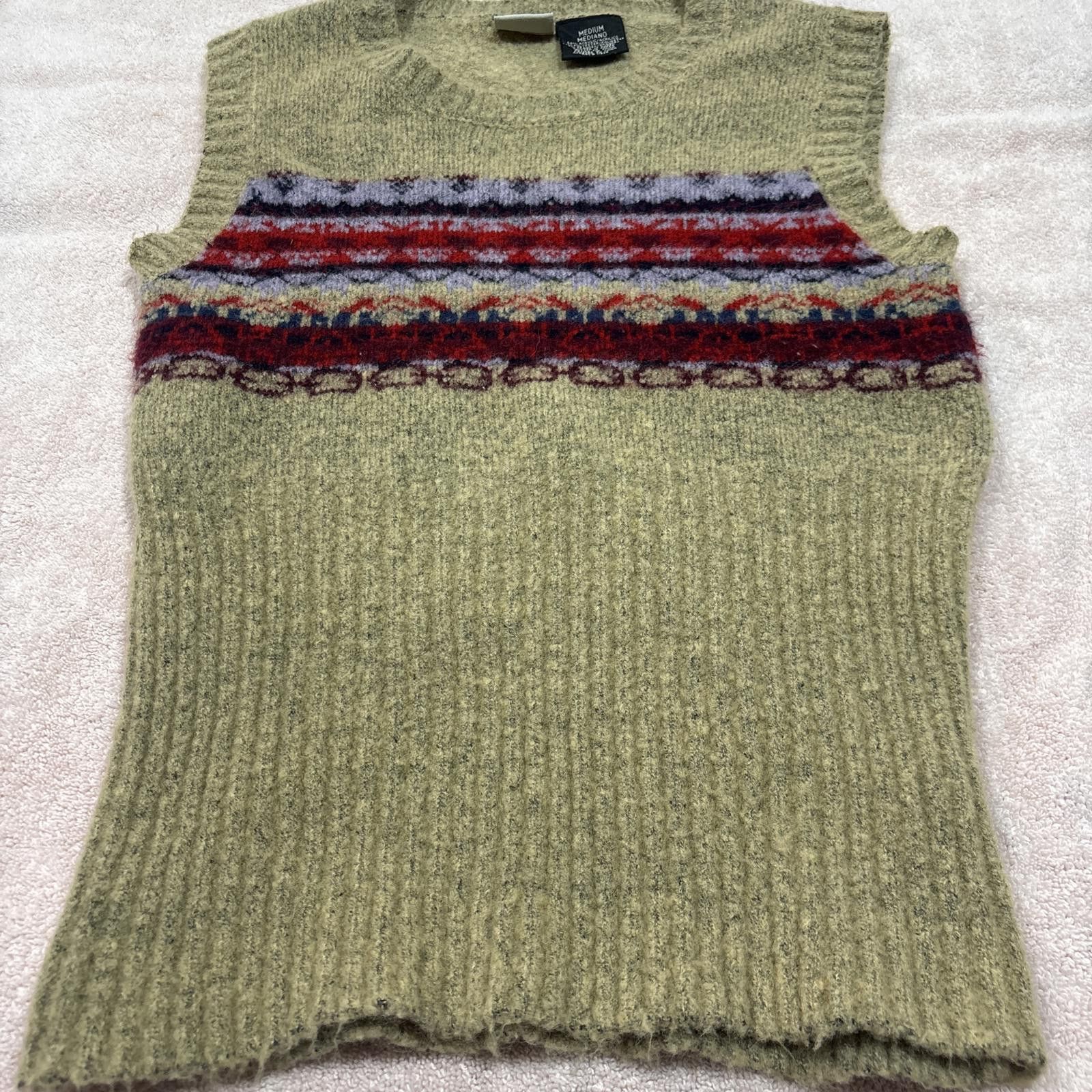 Arizona Jean Co. vintage soft cozy sweater vest Size M / US 6-8 / IT 42-44 - 5 Thumbnail
