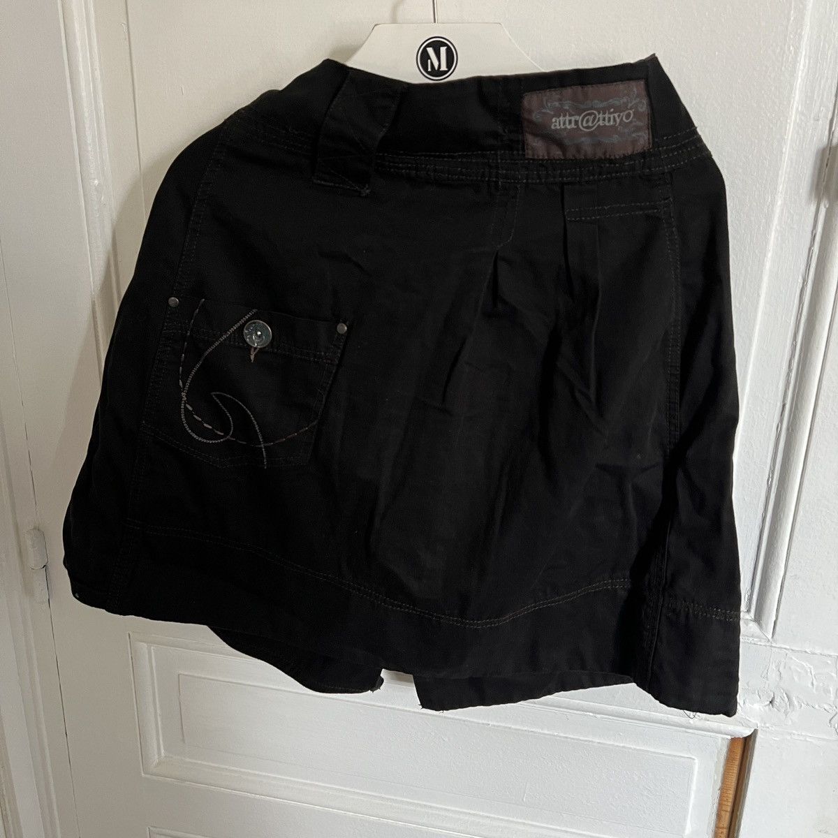 Japanese Brand × Vintage Y2K Skirt Grunge Goth 2000s mini punk diesel jpg cdg rick Size 24" / US 00 / IT 34 - 5 Thumbnail