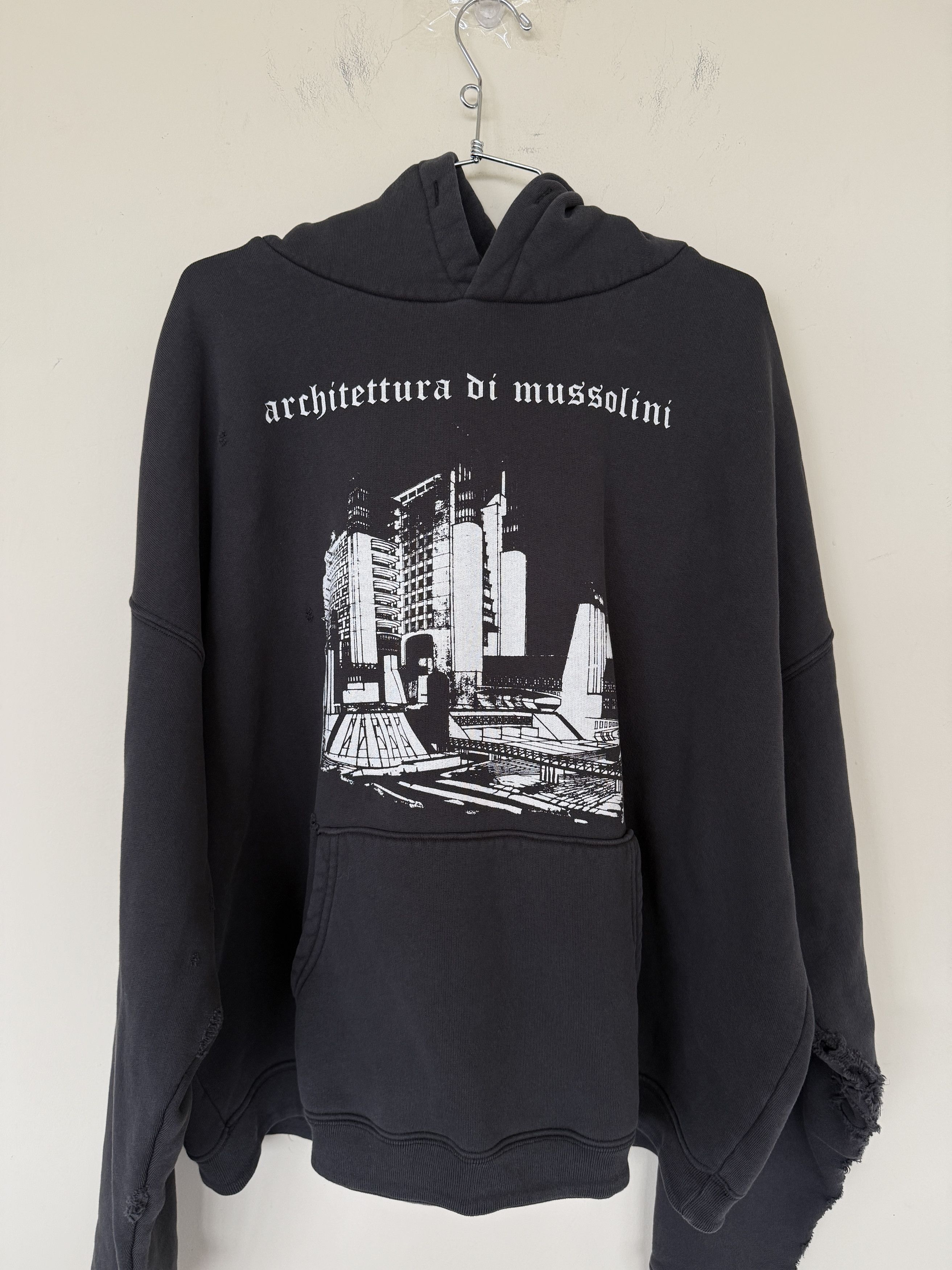 Enfants Riches Deprimes × Maxfield Los Angeles ERD ARCHITETTURA DI MUSSOLINI HOODIE Size US XL / EU 56 / 4 - 3 Thumbnail