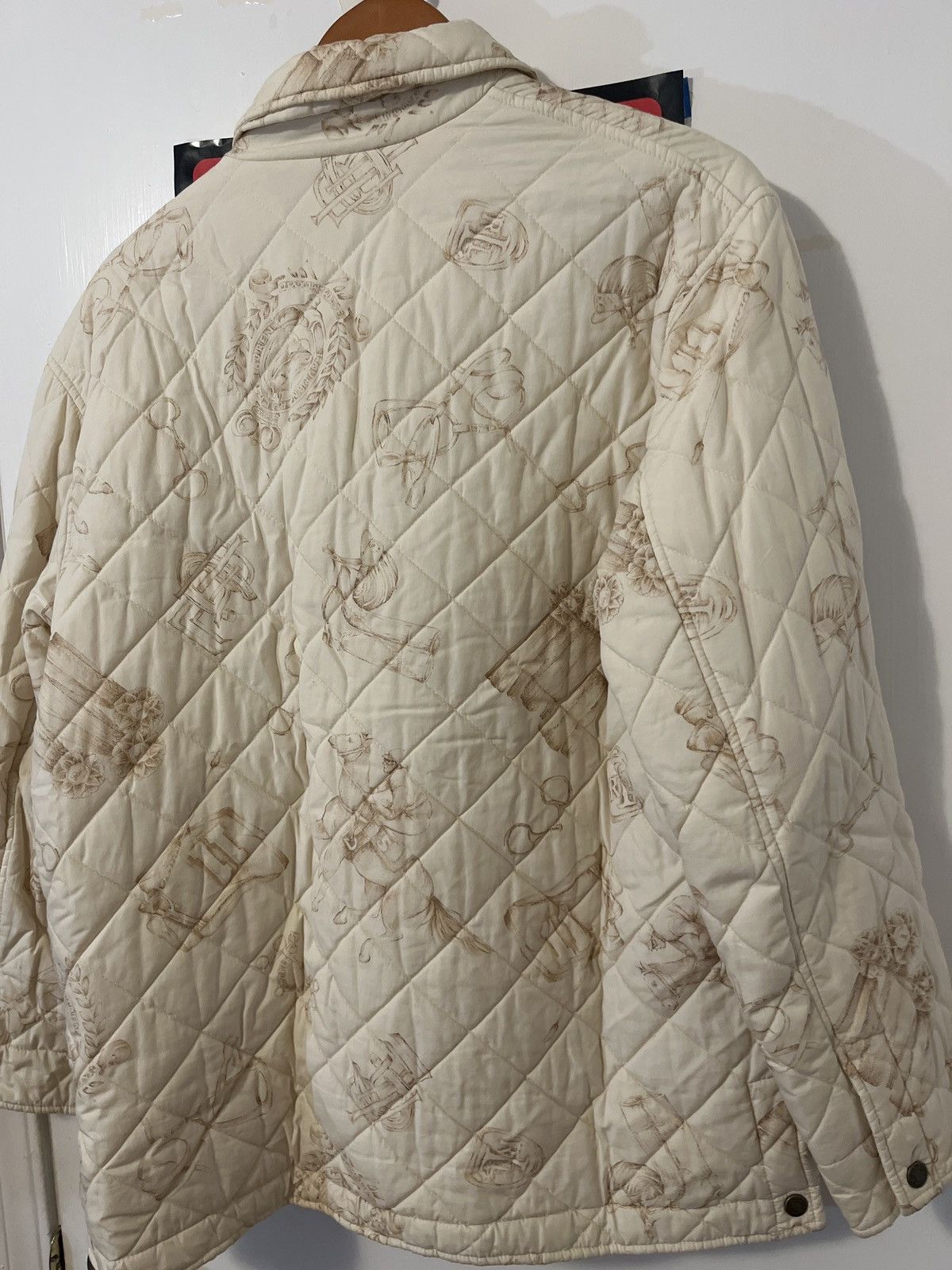 Lauren Ralph Lauren Quilted Equestrian Print a jacket Size M / US 6-8 / IT 42-44 - 3 Thumbnail