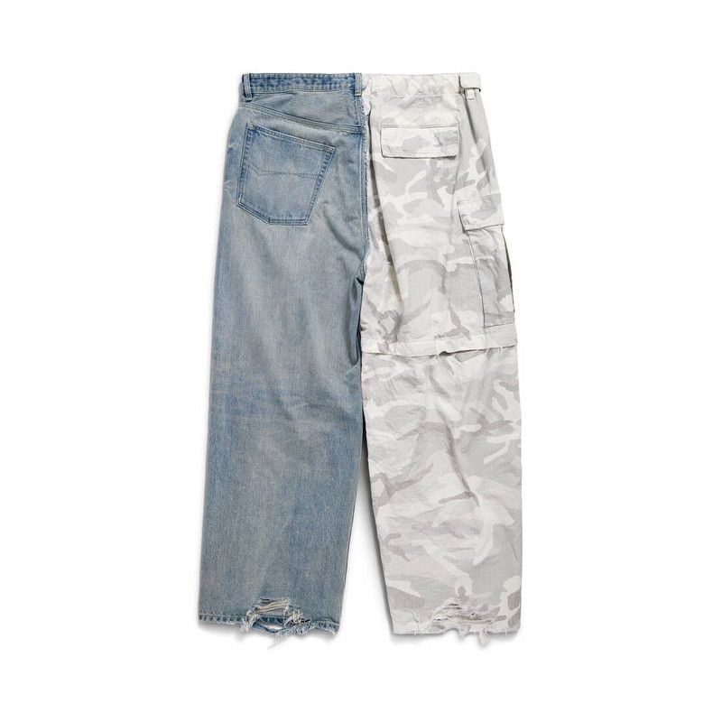 Balenciaga o1tr1nto0825 Baggy Pants in Multicolor Size US 28 / EU 44 - 7 Thumbnail