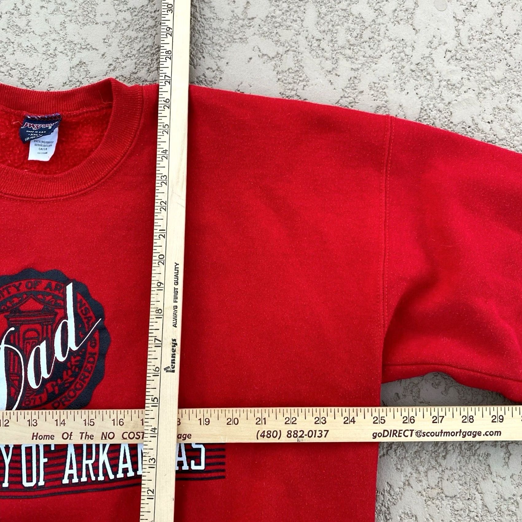 Jansport VINTAGE Arkansas Razorbacks Sweatshirt Mens XXLarge Red Collegiate Jansport 90s Size US XXL / EU 58 / 5 - 4 Thumbnail
