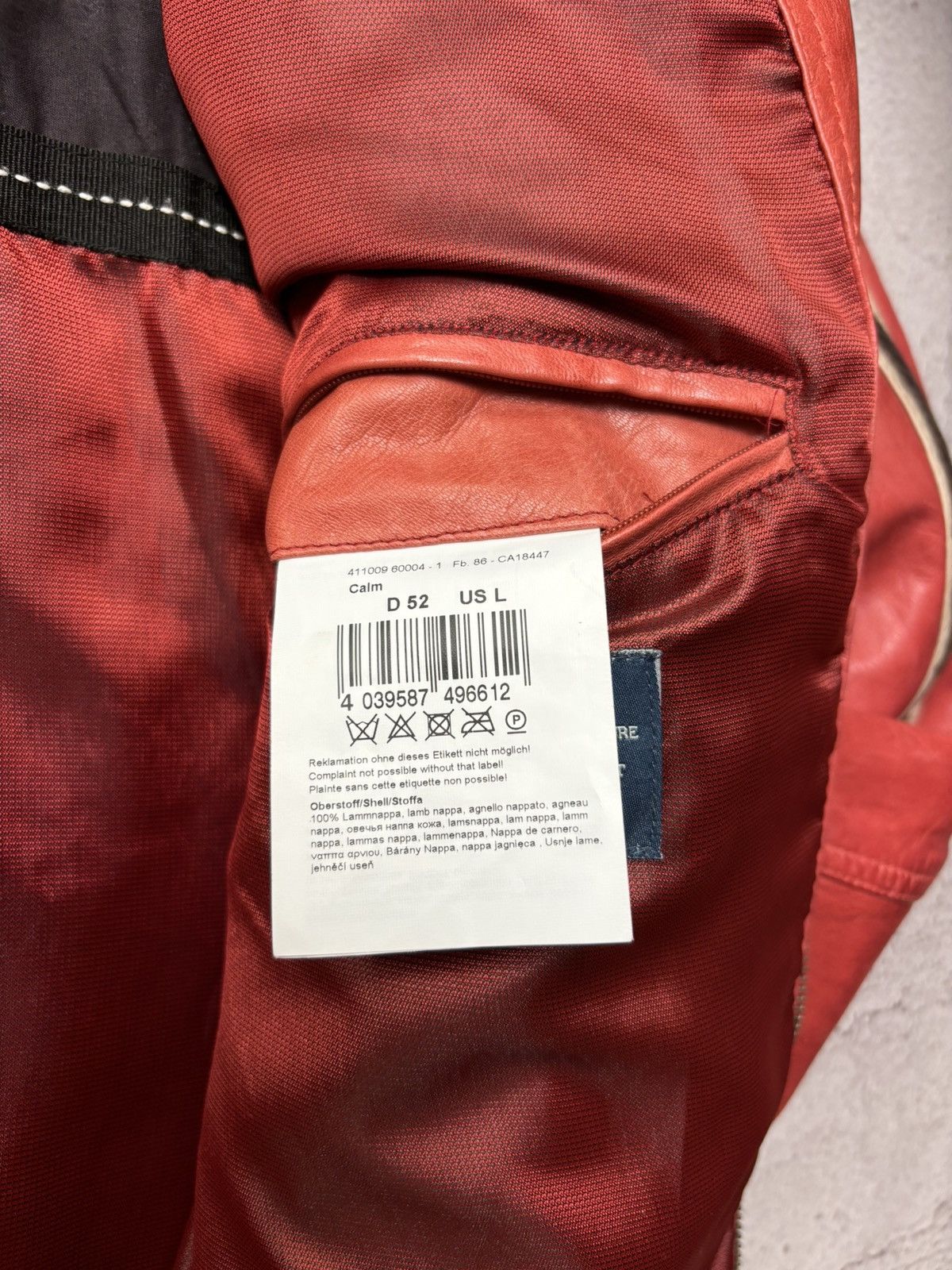 Genuine Leather MILESTONE real Leather jacket in lamb Nappa eu 52 us L Size US L / EU 52-54 / 3 - 11 Thumbnail