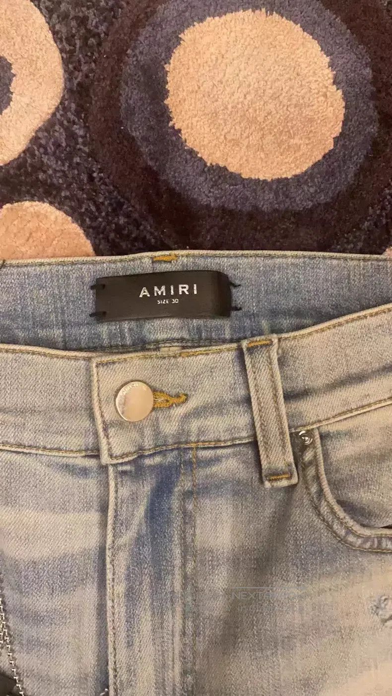 Amiri Amiri Classic Checkerboard Multi-Element Patchwork Destroy Size US 30 / EU 46 - 4 Thumbnail