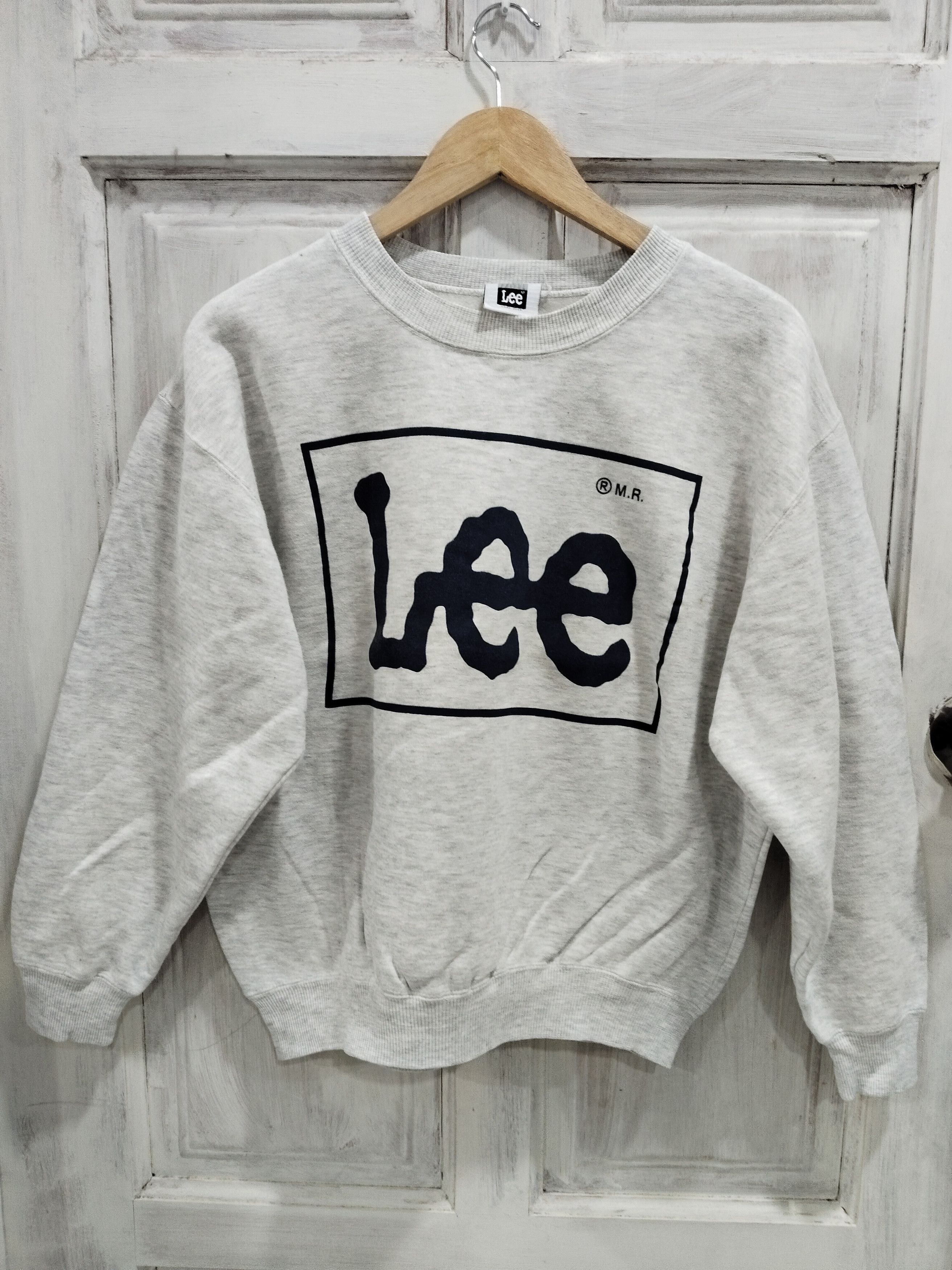 Lee Vintage 90s Lee Big Logo Sweatshirt Size US L / EU 52-54 / 3 - 1 Thumbnail